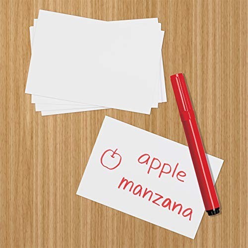 Blank White Index Cards 4×6, 1000 Count, Perfect for Studying and Notes