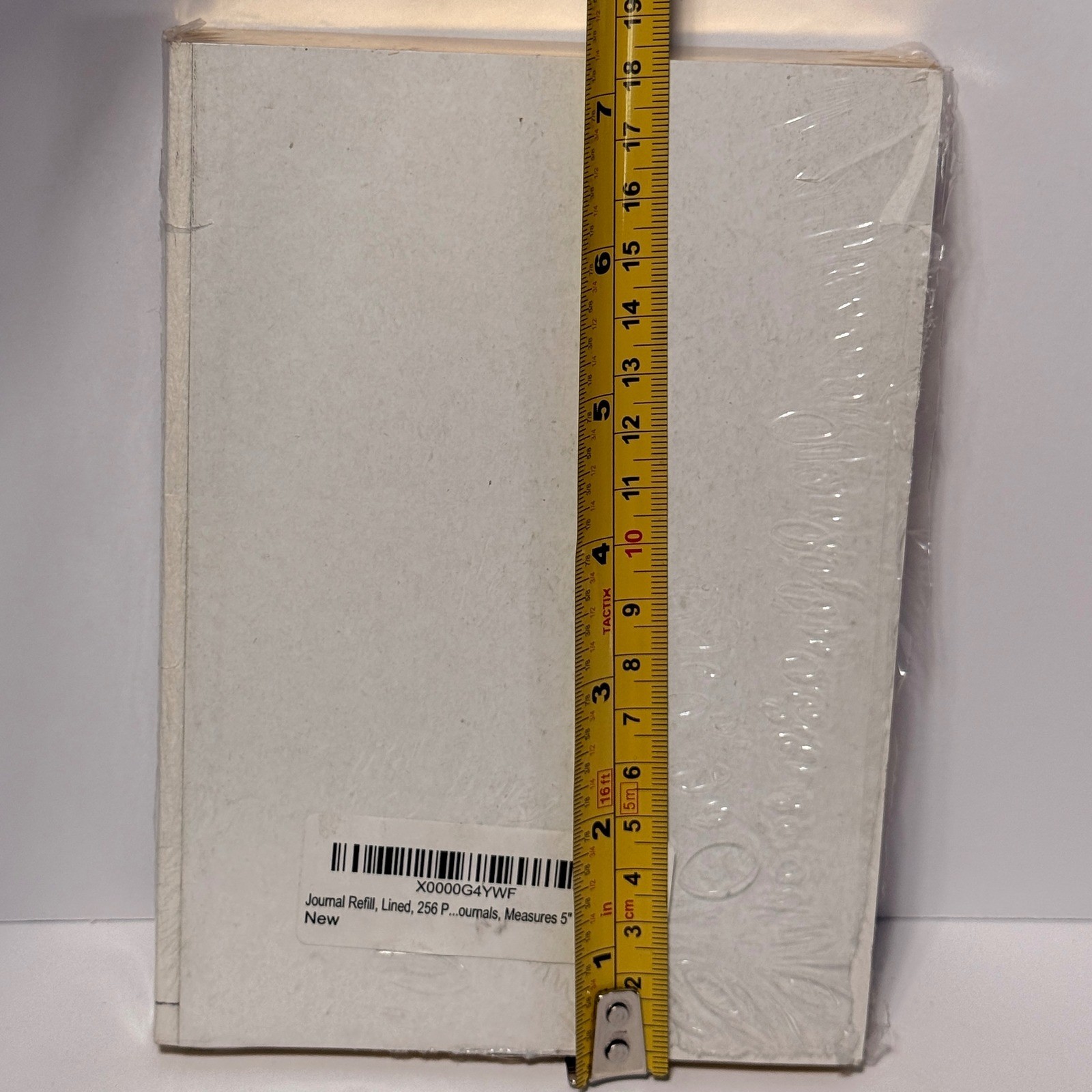 Journal Refill Lined 256 Pages Gold Edged 5 x 7.25 Inch Notebook Insert New