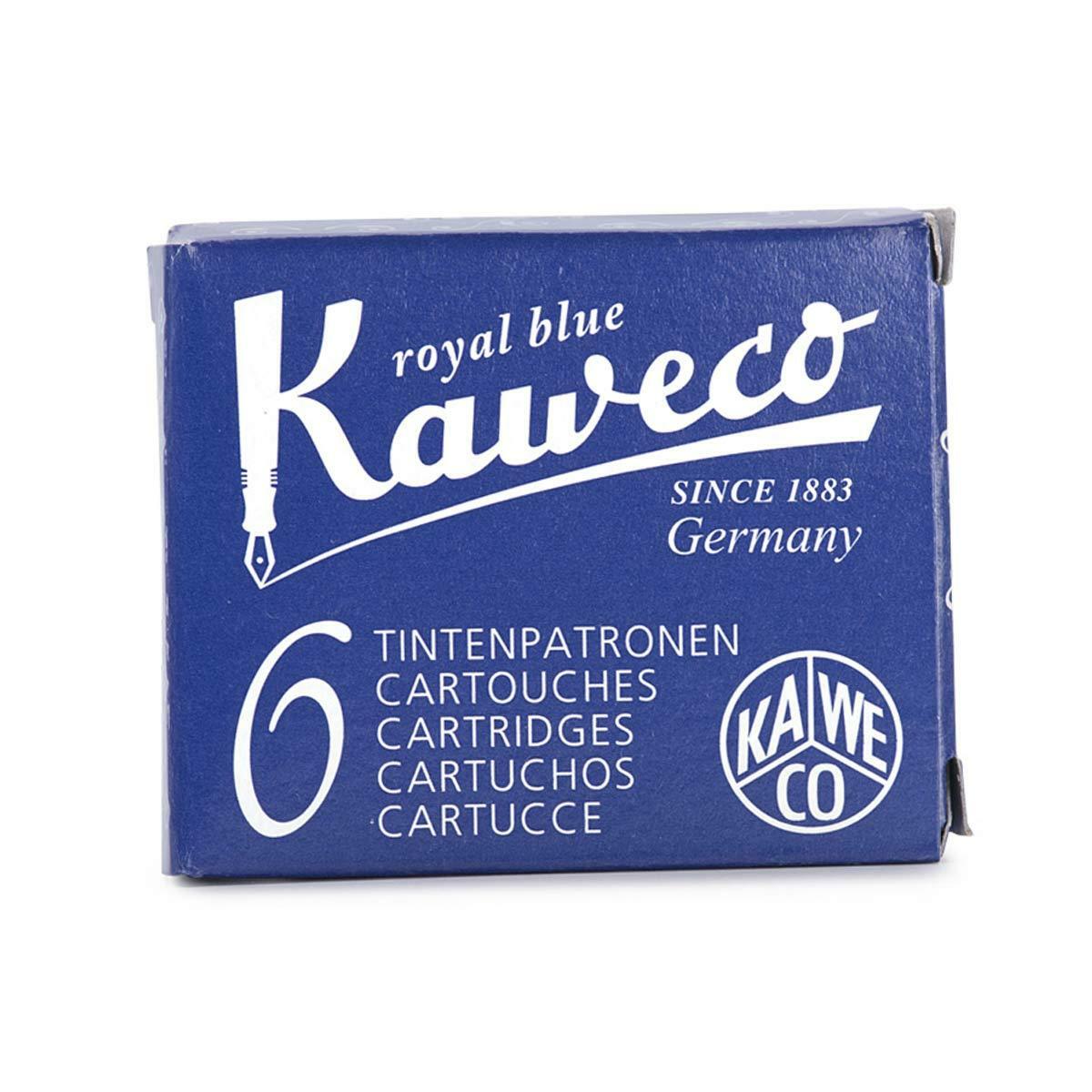 Kaweco Ink Cartridges 6 Pieces Royal Blue Fountain Pen K256FPR-BLU