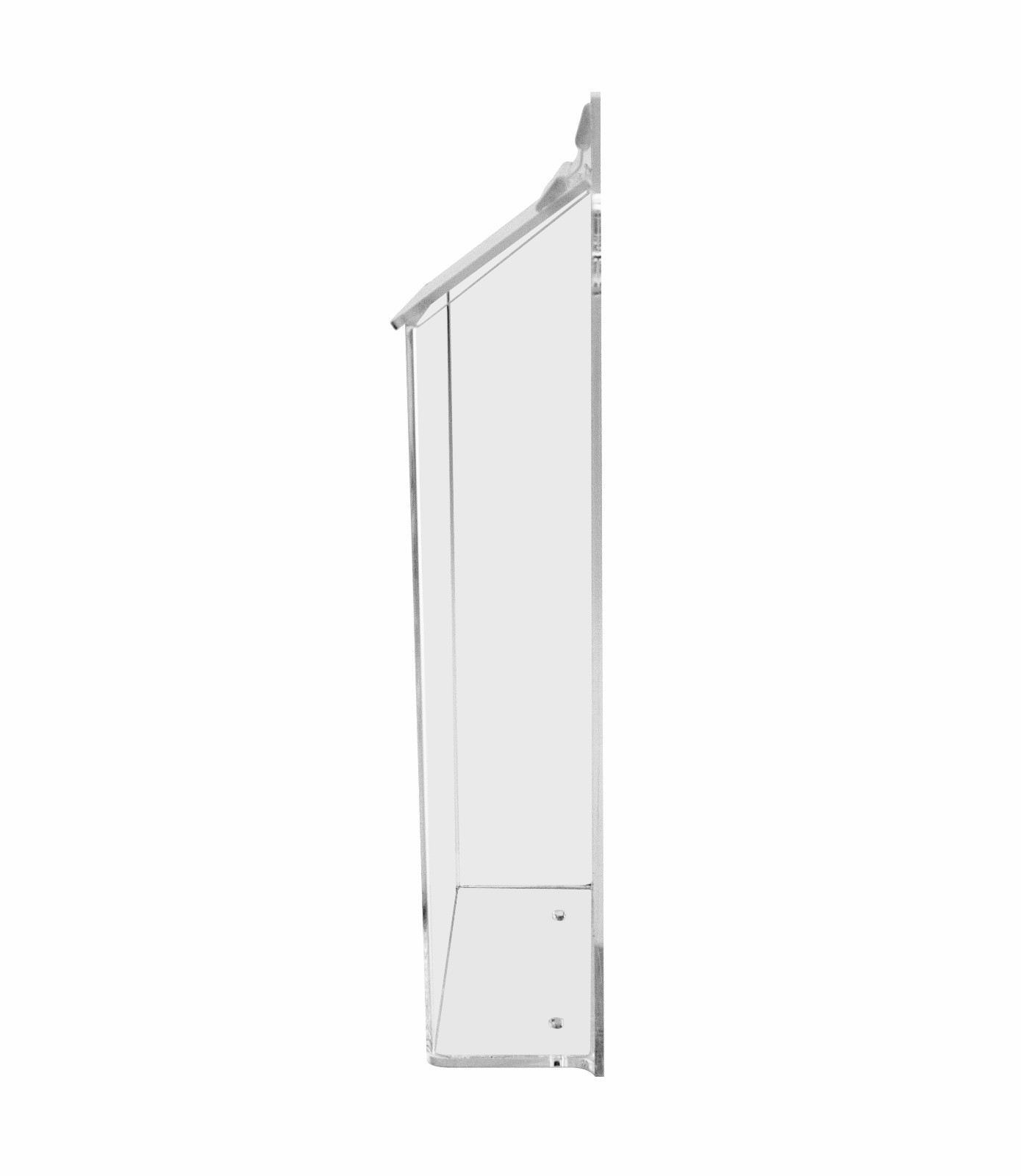 6 Pack 6″W x 9″H Outdoor Bifold Holder Wall Mount Brochure Box with Lid