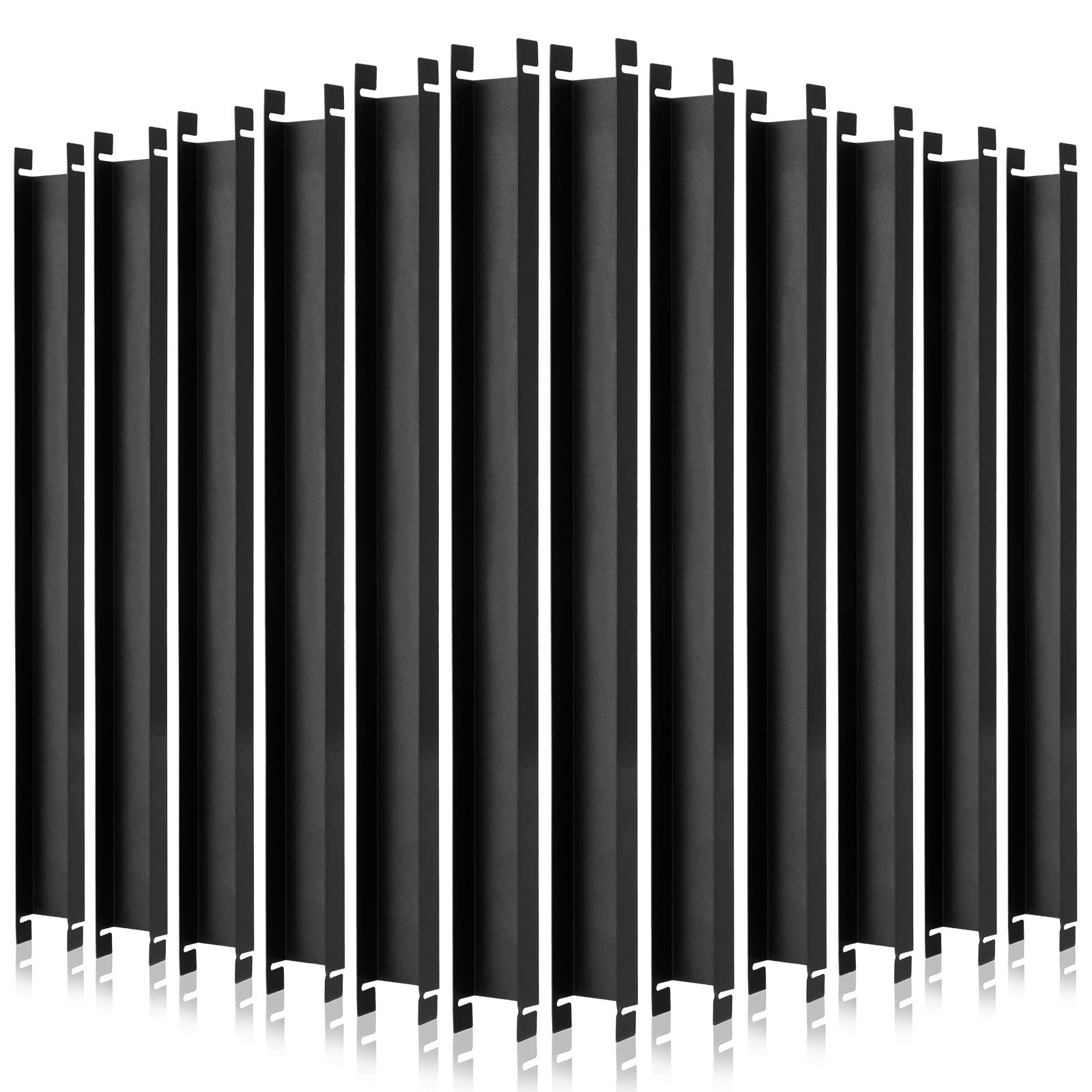 6 Pcs Front to Back Rails Lateral Drawer Hanging File Bar Black File Cabinet …
