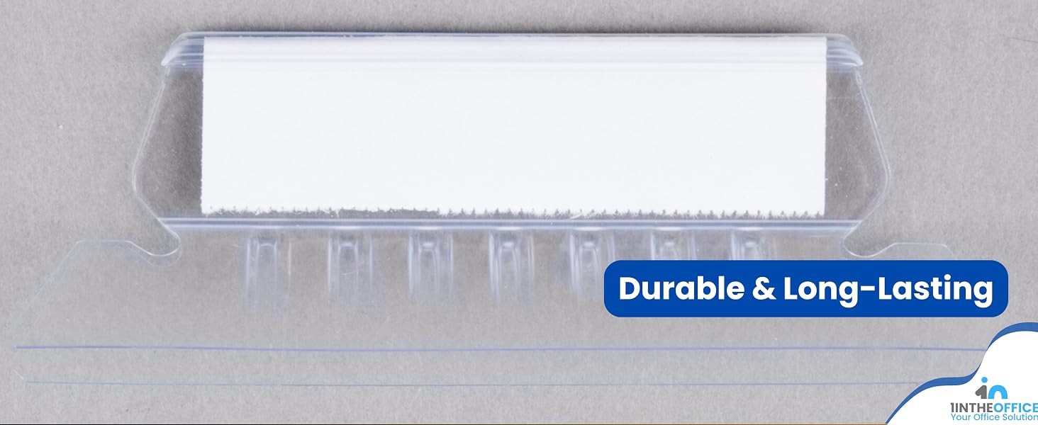 Clear Hanging Folder Tabs, and Inserts 3-1/2″ x 5/8″, 50/Pack (3 1/2″)