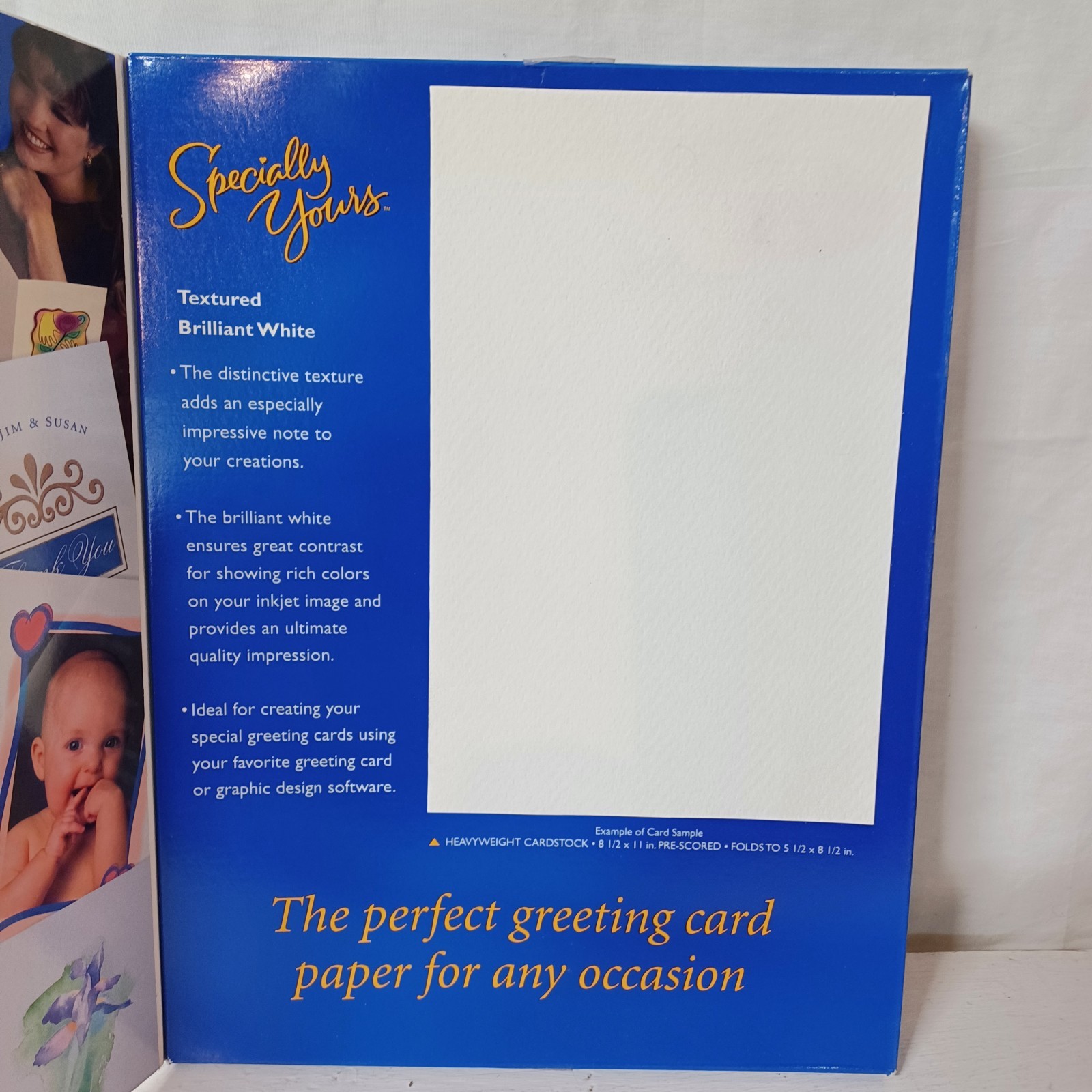 NEW Specially Yours Greeting Card Inkjet Paper Pack of 12 Cards & Envelopes
