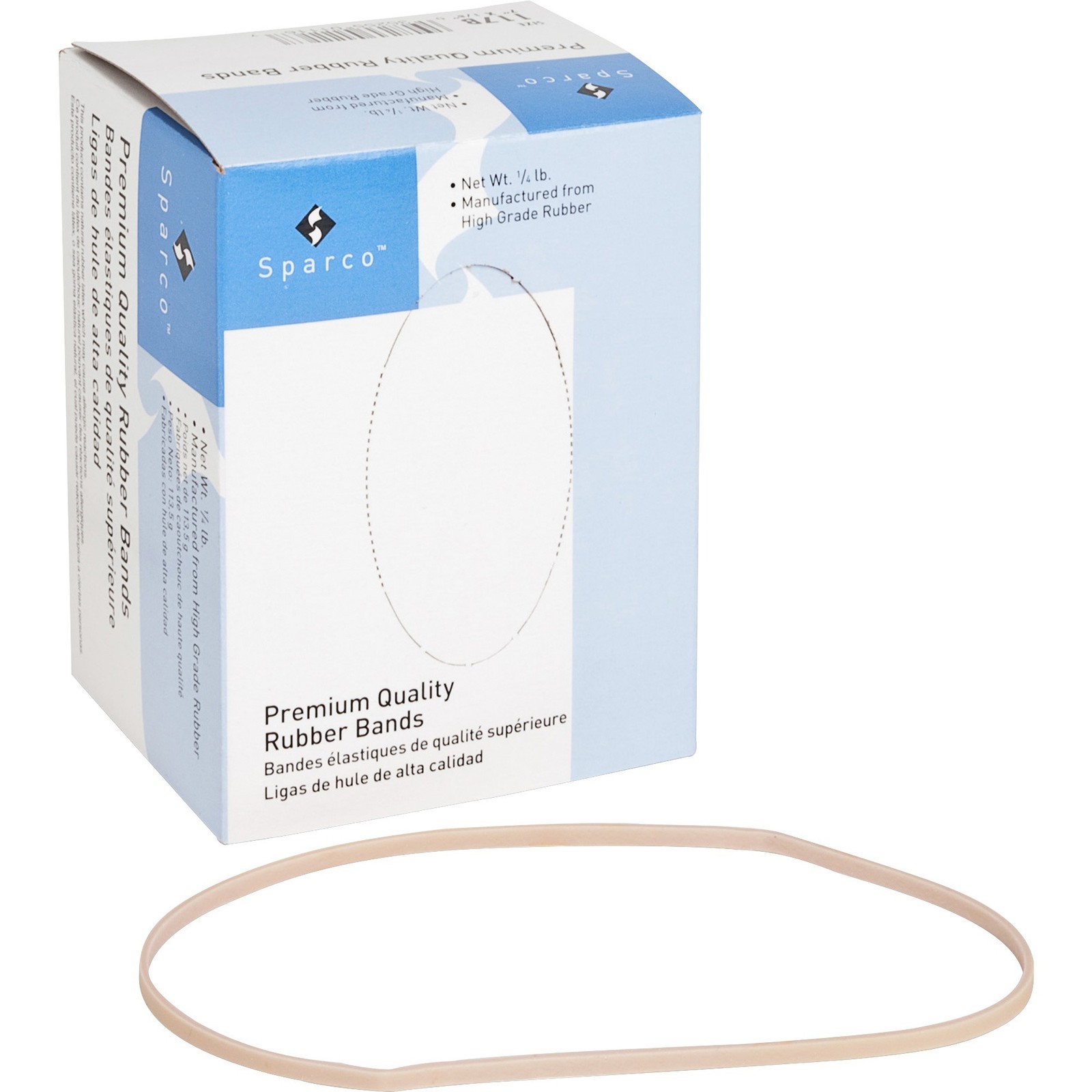 Sparco 117B14LB Rubber Bands 7″ Length 60 Mil Biodegradable