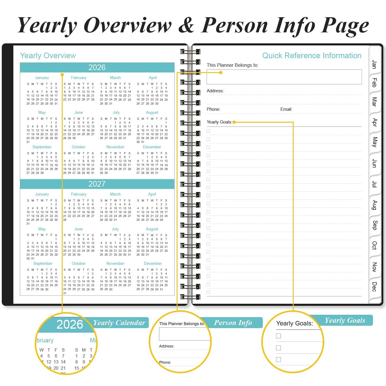 2026 Appointment Book Planner – 2026 Daily Hourly Planner from January 2026 …