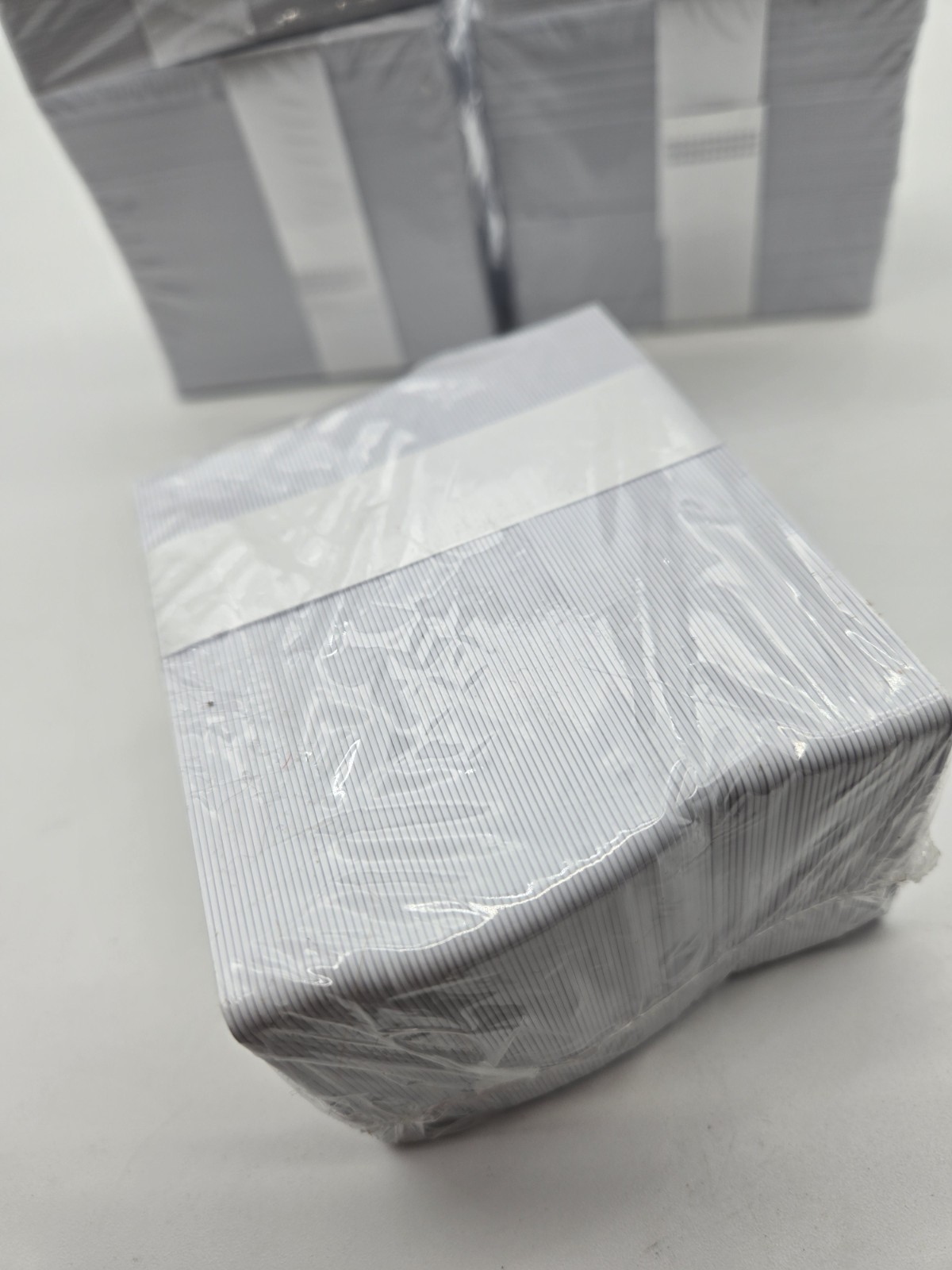 Lot Of 5 (100) OEM Blank White PVC Cards Packs – CR80, 30 Mil, Credit Card Size