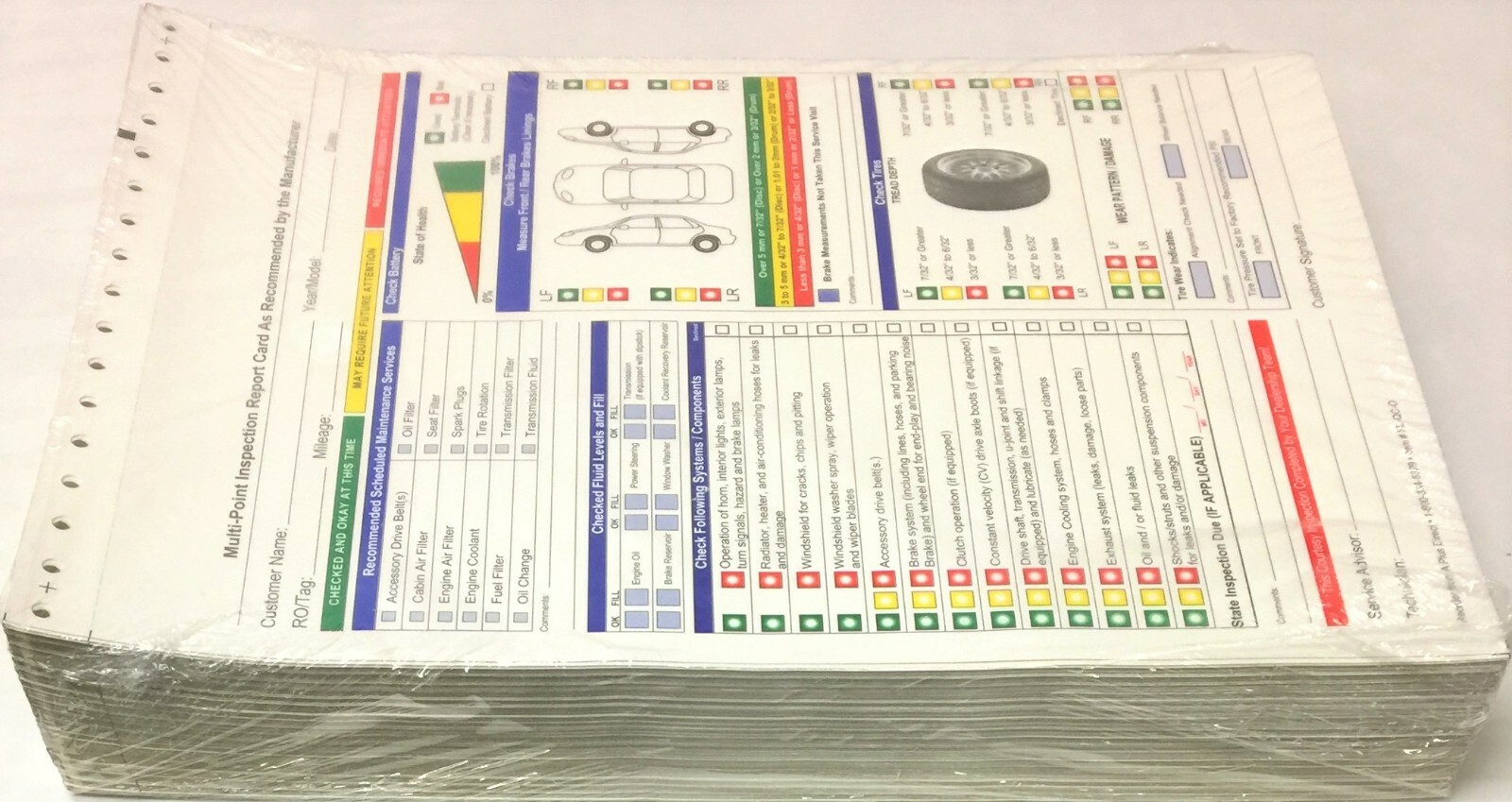 Multi Point Inspection Form 2 Part – FD-QC-O (P8)