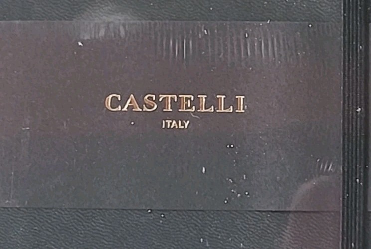 CASTELLI Italy Tuscan Graphite Medium Notebook New/Free Shipping!!