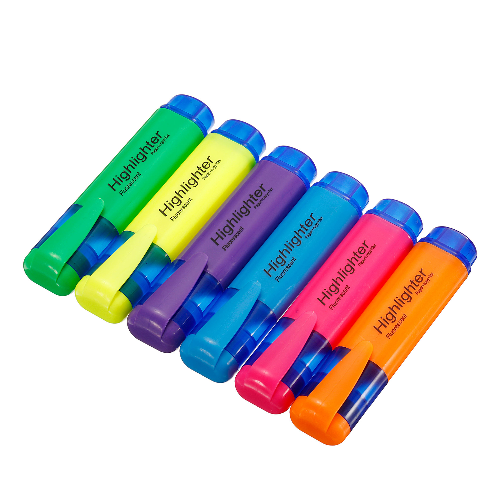 6PACK 6 Colors Highlighter Pen, 113x24mm