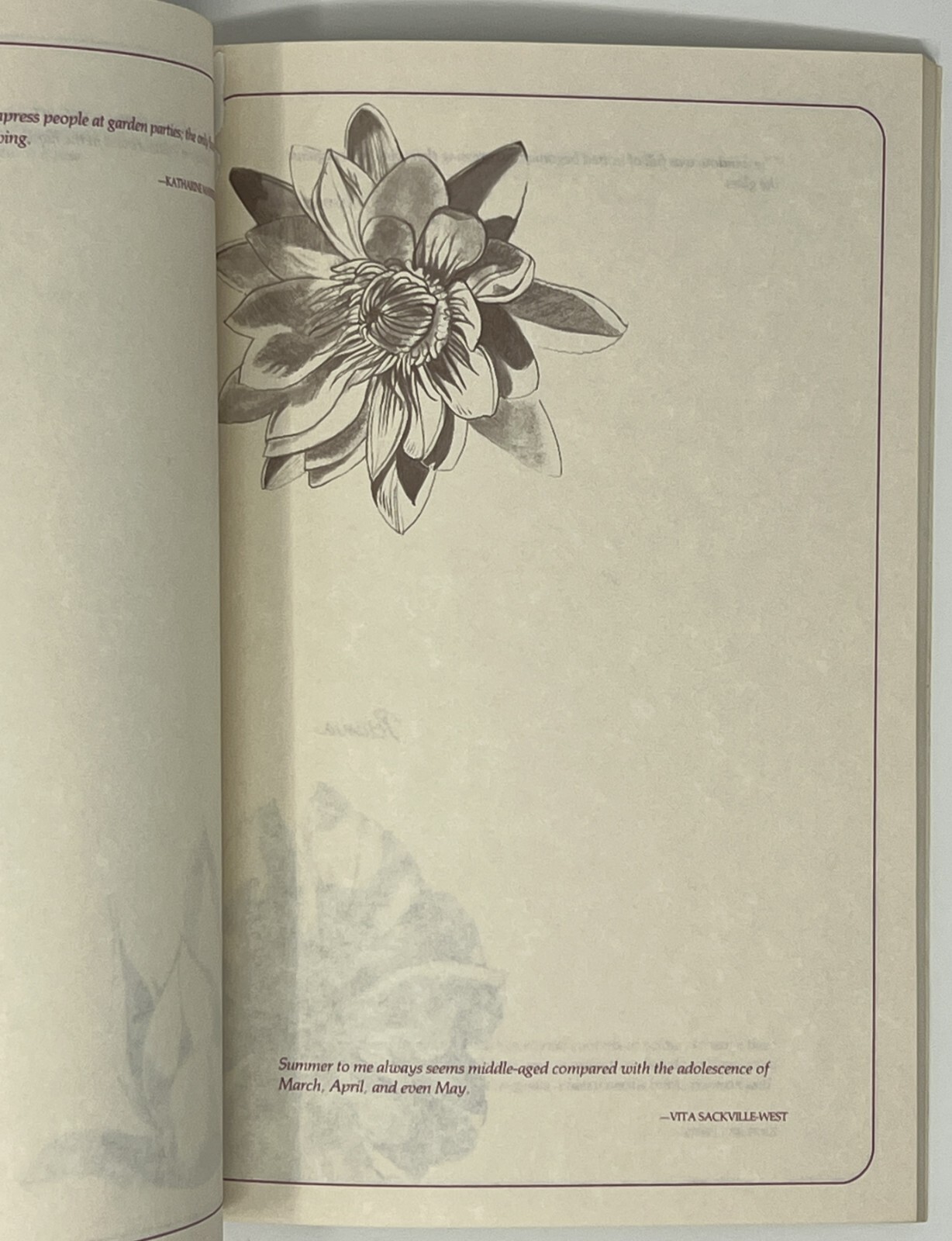 Flower Notebook: Illustrated Journal w/ Space for Notes – 1985 PB Running Press