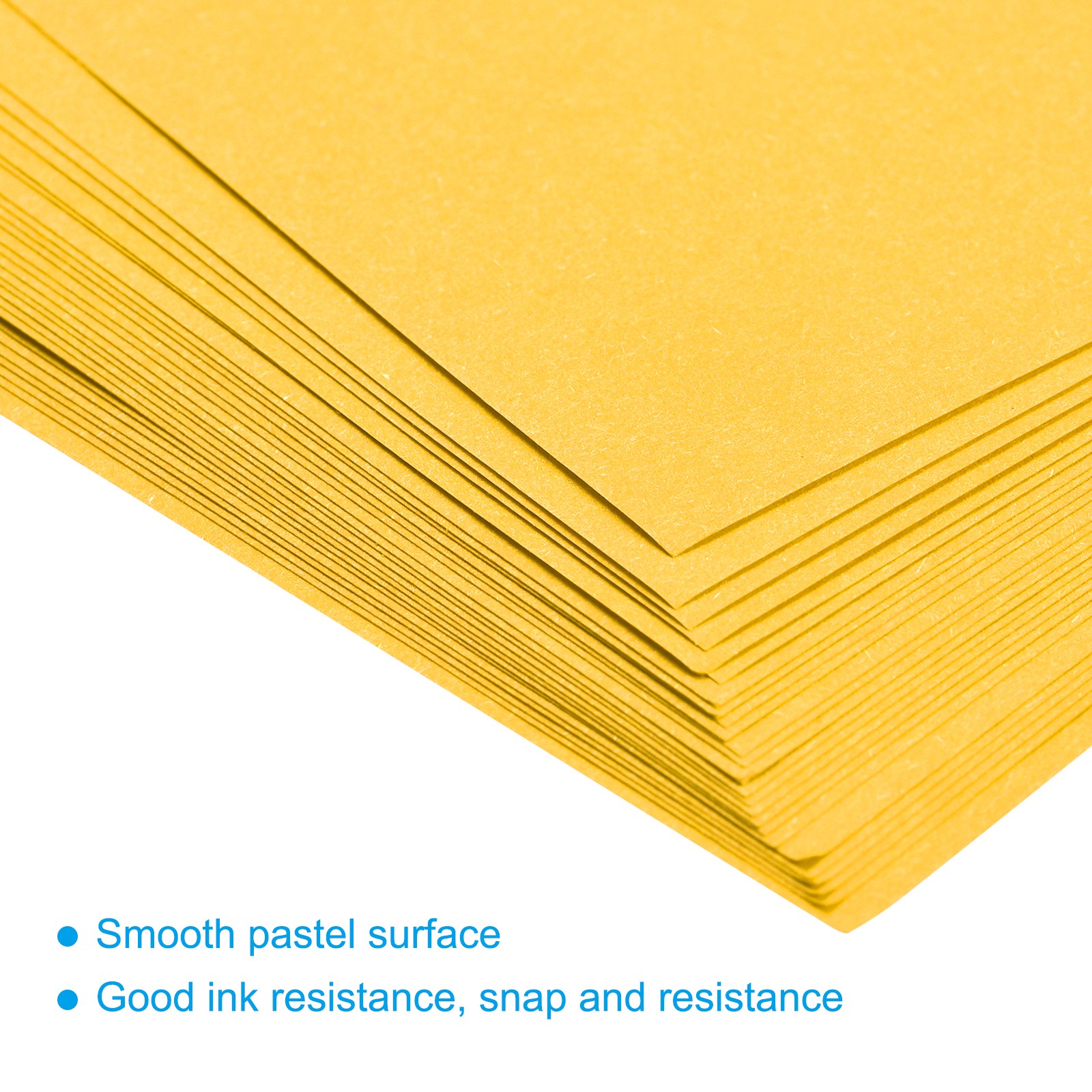 100 Sheets Colored Copy Paper 8.3×5.8 Inch 80gsm Gold for Art Projects
