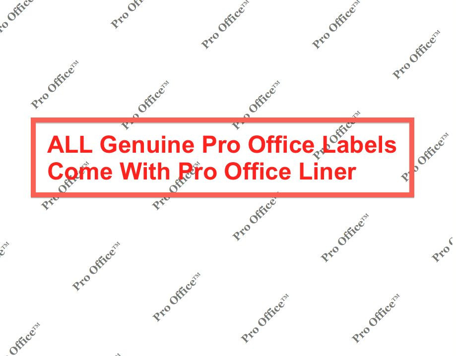 PO13 250 Sheets/500 Labels Pro Office Round Corner Self-Adhesive shipping Label