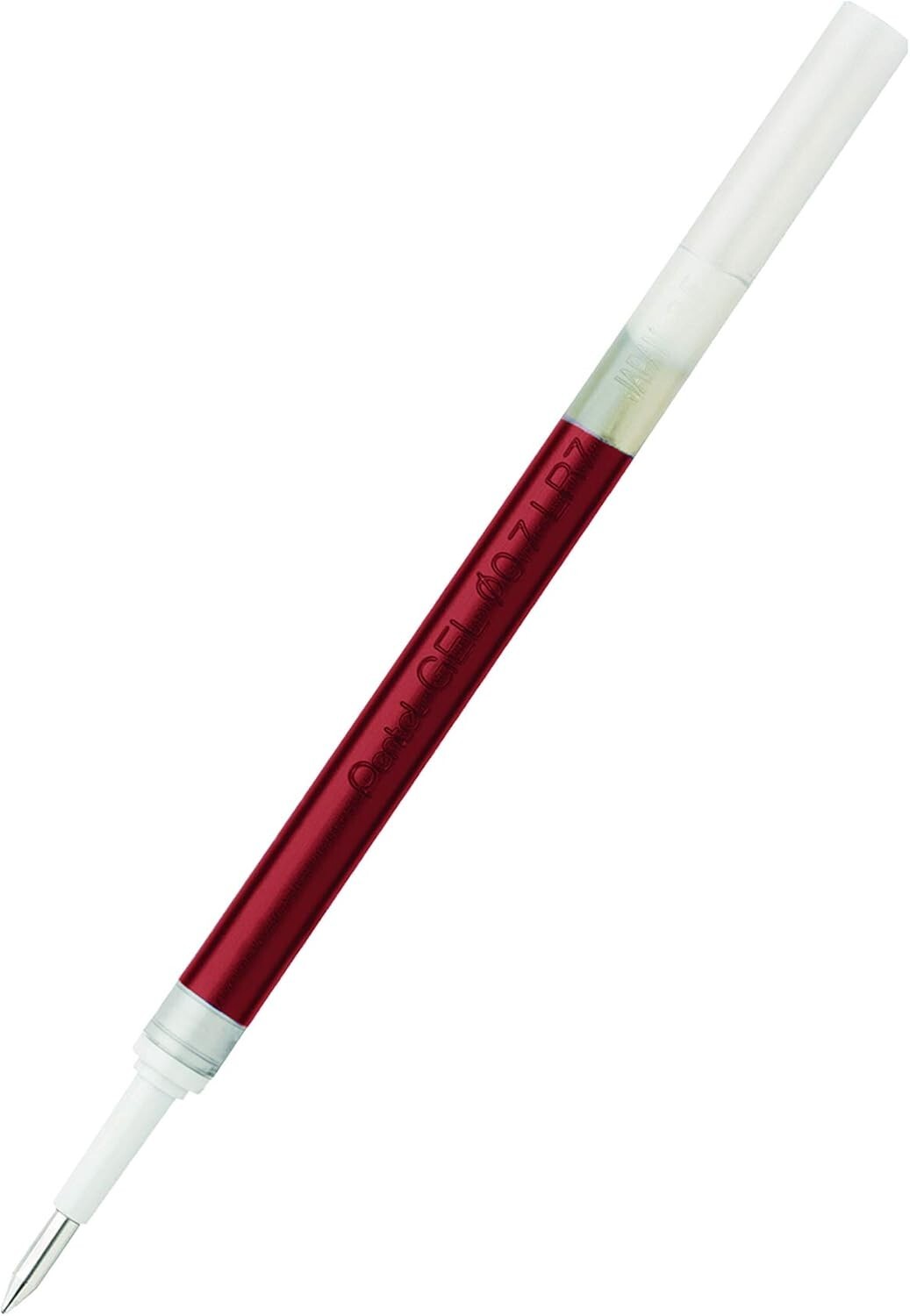 Pentel Refill Ink for EnerGel Liquid Gel Pen, 0.7mm, Red Ink, Box of 12