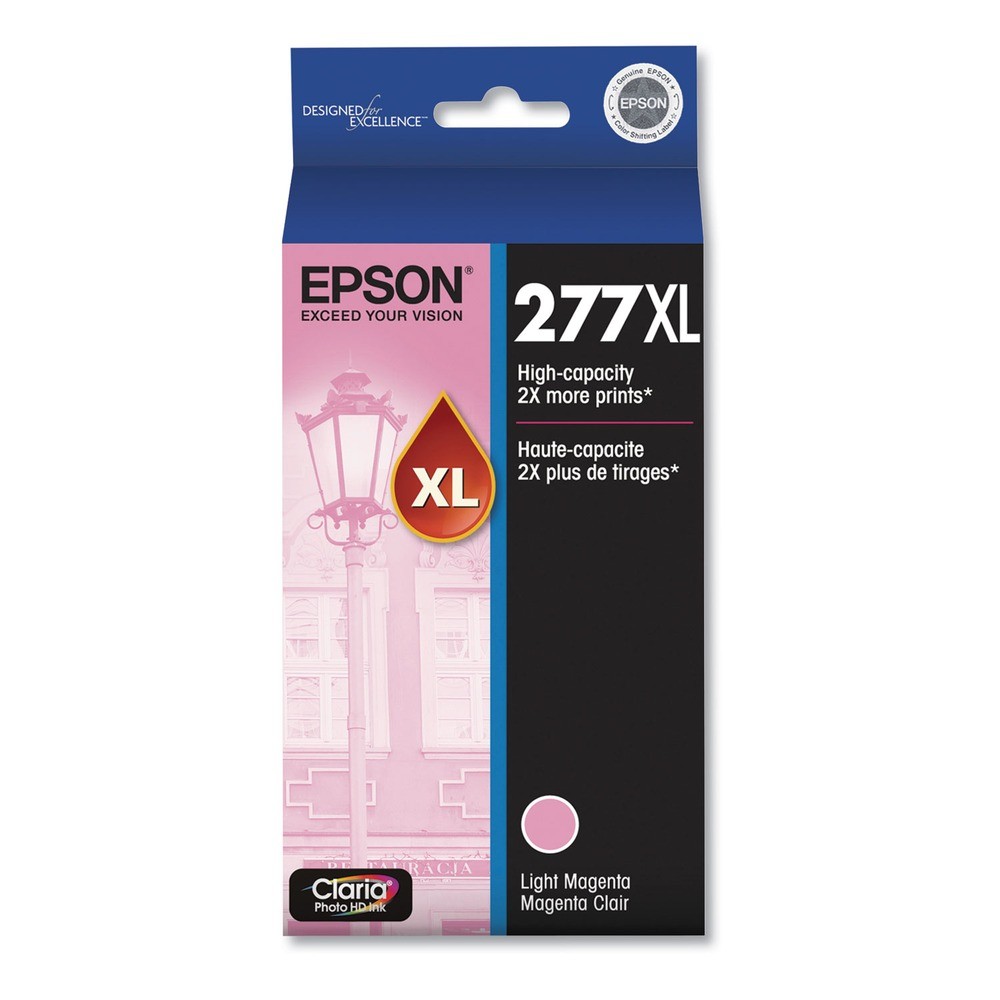 Epson T277XL620S Claria 740 Page-Yield High-Yield Ink – Light Magenta New