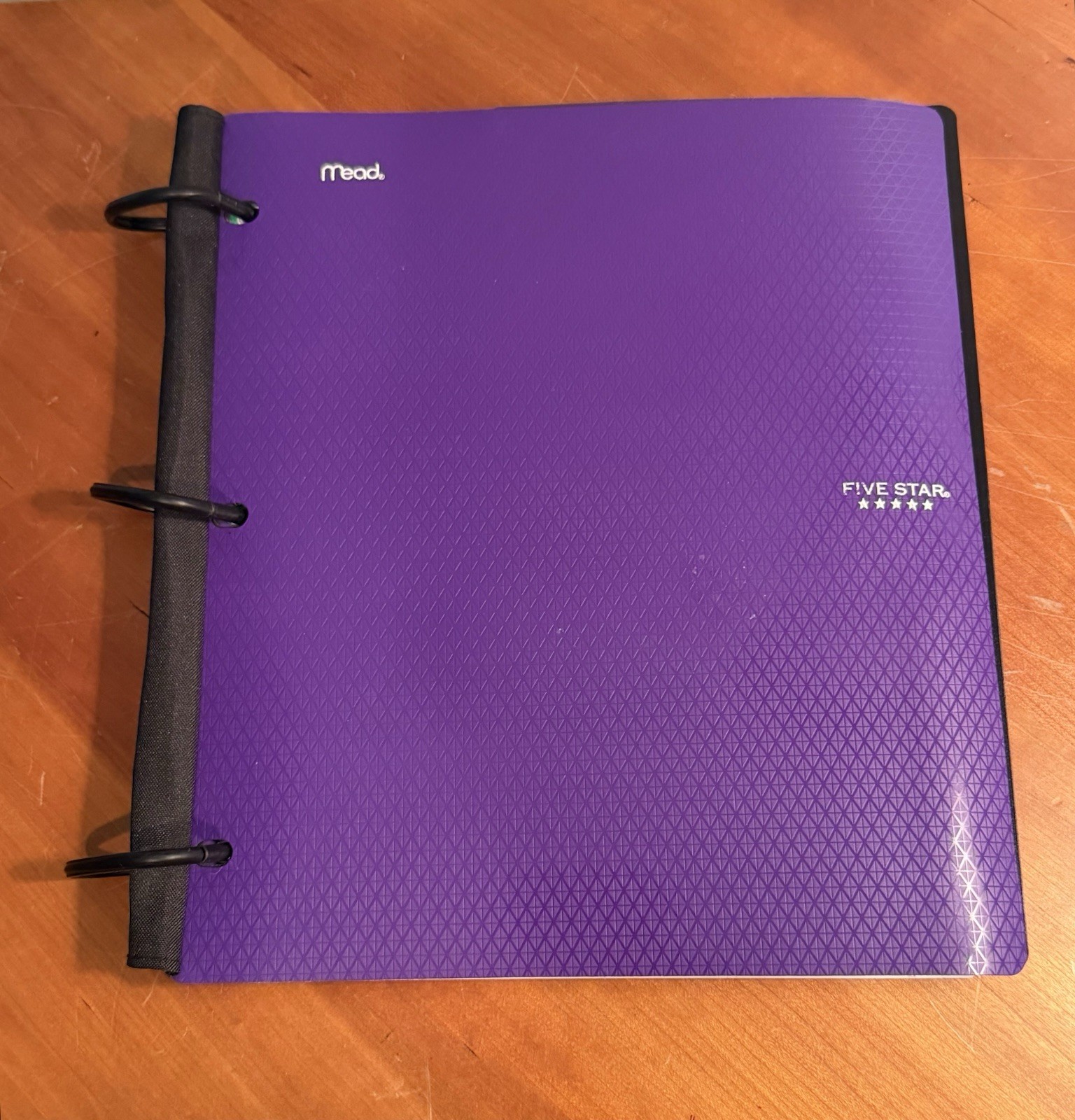 Five Star Flex Refillable Notebook Binder BUNDLE Of 3. Blue, Black & Purple