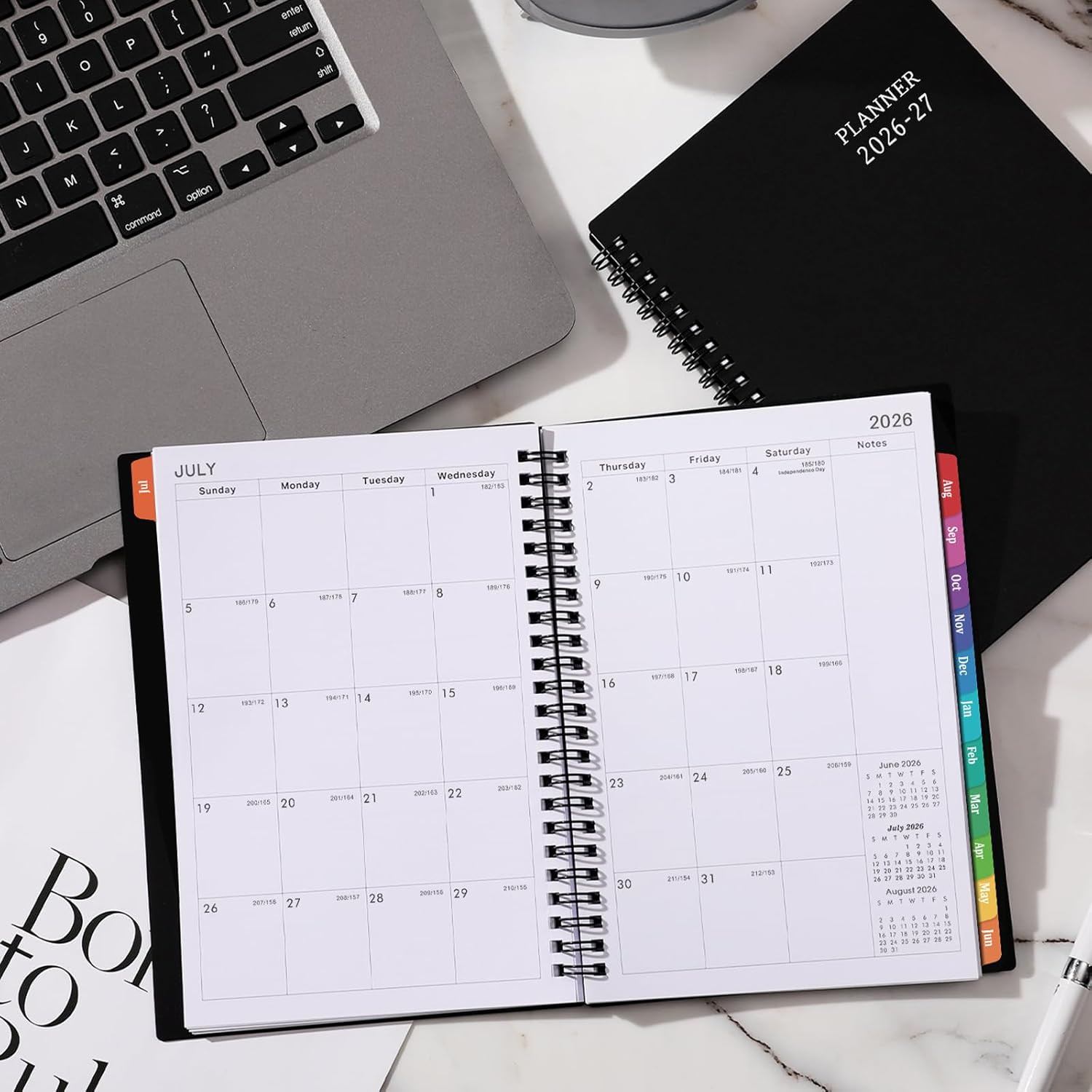 Planner 2026-2027 – July 2026 – June 2027, 2026-2027 Planner Weekly and Monthly,
