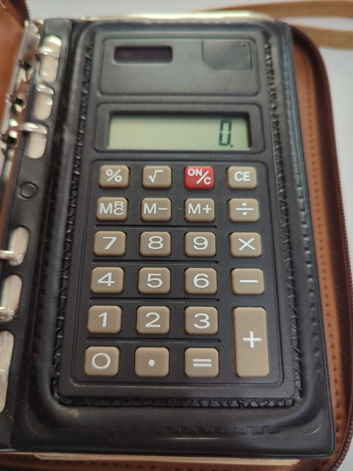 Vintage 1998-2001 Daily/Monthly Planner With Attached Cell Phone Case EUC