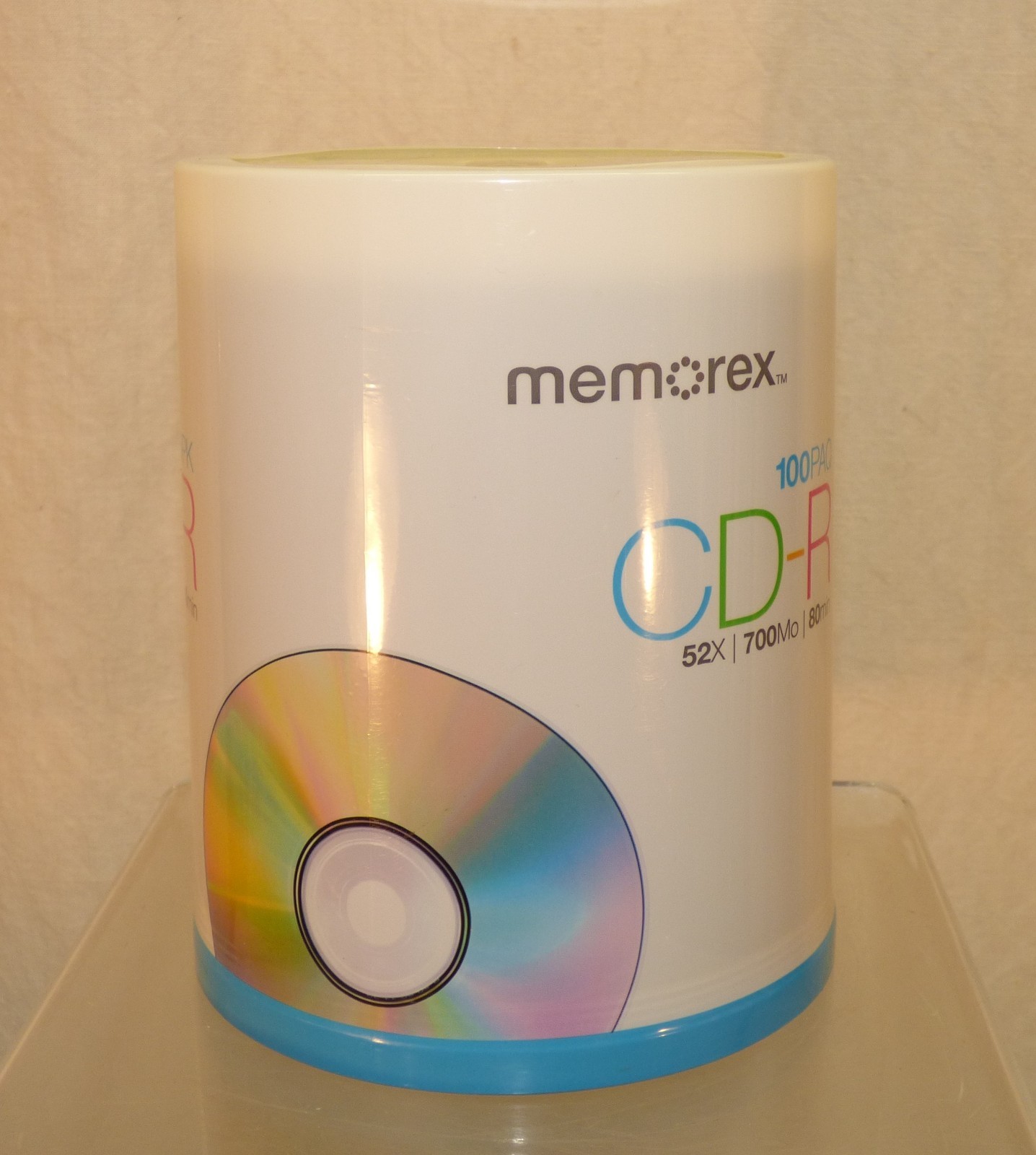 NIP Memorex 100 Pack CD-R 52X 700MB 80min Discs Factory SEALED Digital Media