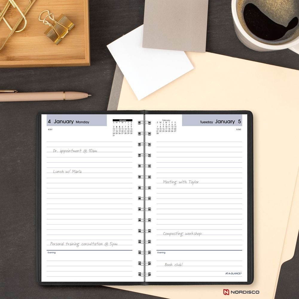 2026 At-A-Glance DayMinder SK46-00 Daily Planner, 5 x 8″