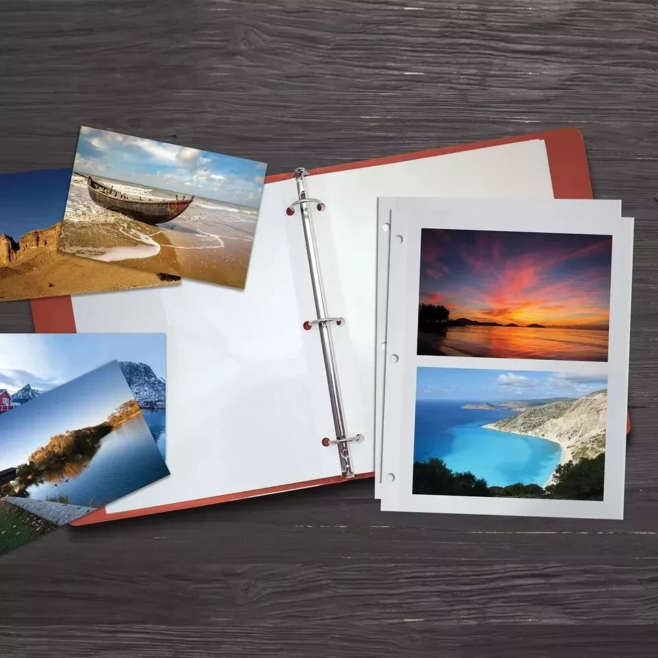 Office Products 100 Count Photo Mounting Sheets 11 x 9 Inches Double-Sided 3-