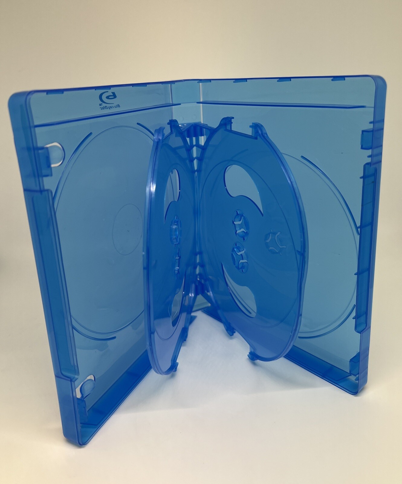 3 PCS New Top Quality 22mm Blu-Ray 6-DISC Case W Printed Blu-Ray Logo, BL2206