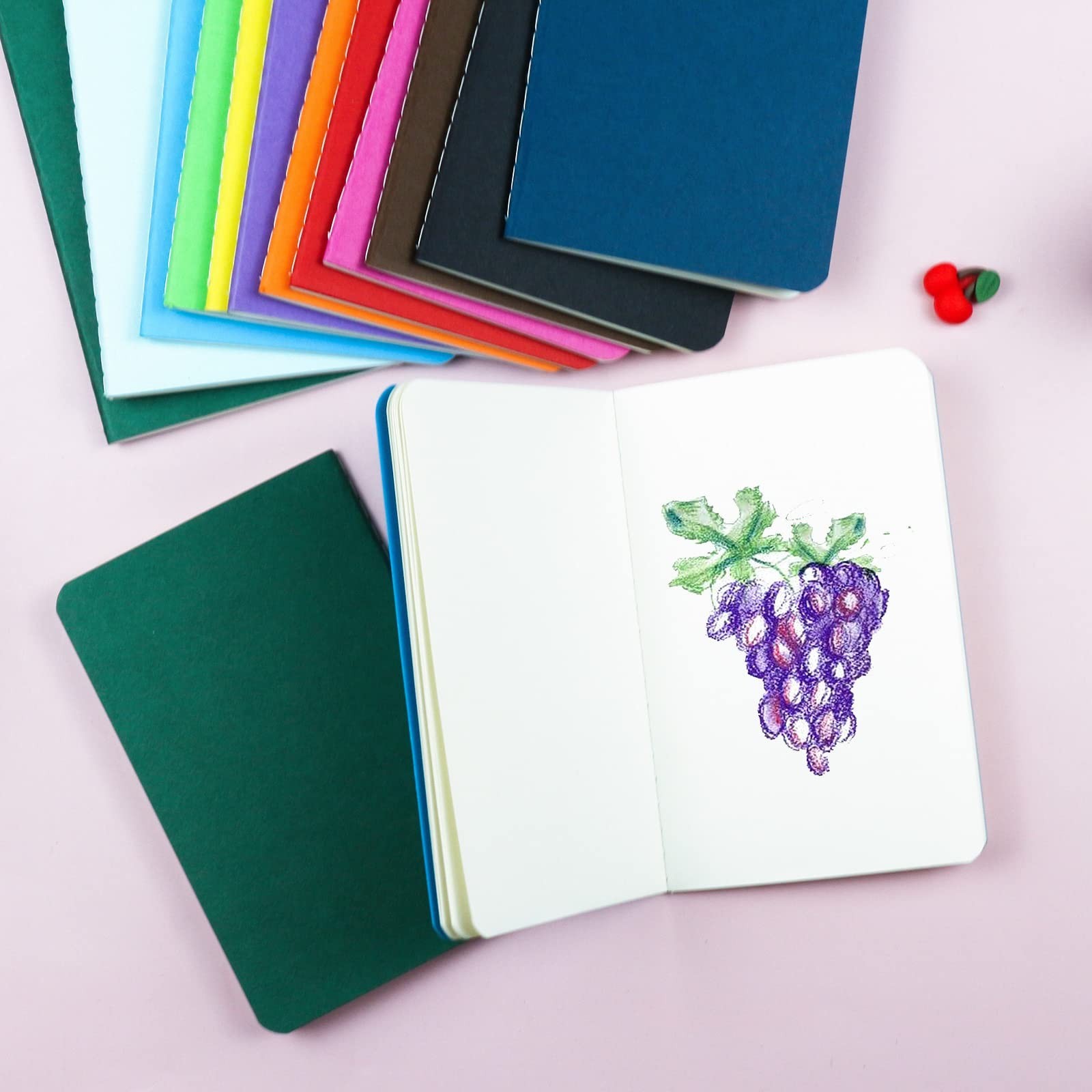 60 Pack Mini Notebooks 3.5×5.5 In,Mini Journals Memo Notepads for kids, Small…