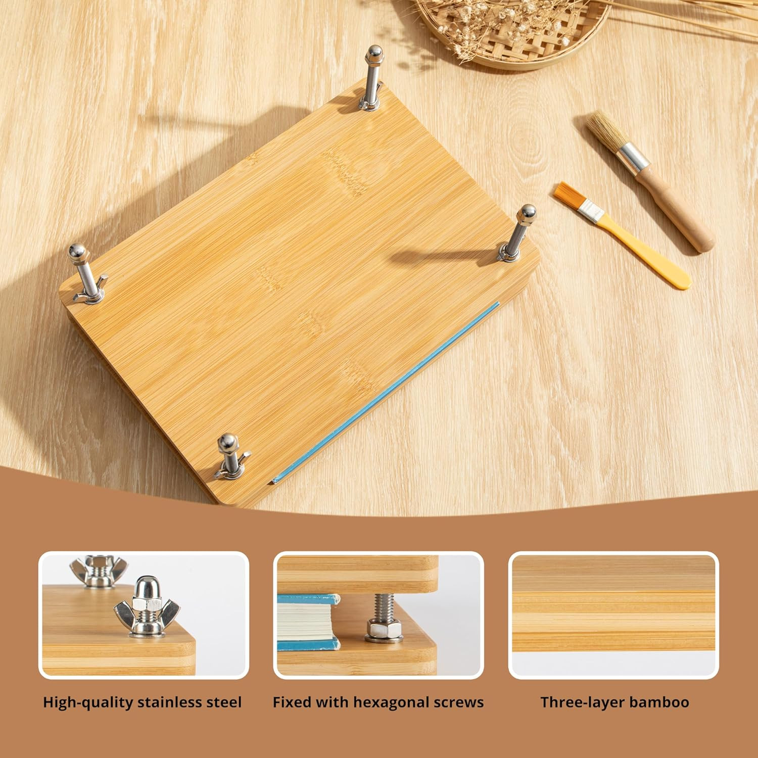 50 Pcs Book Binding Kits for Beginners – Complete DIY Kit with Tools & Instructi