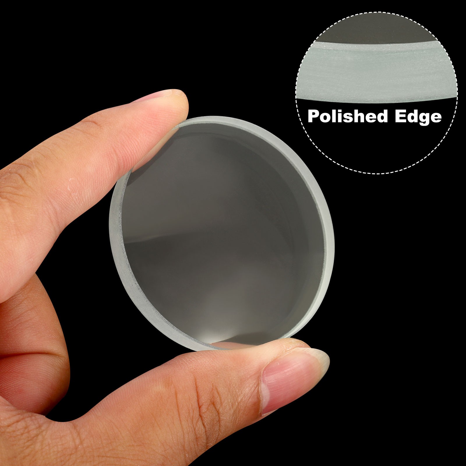 8″ (200mm) Focal Length Double Concave Lens, 2 Pack 50mm Diameter 5mm Height
