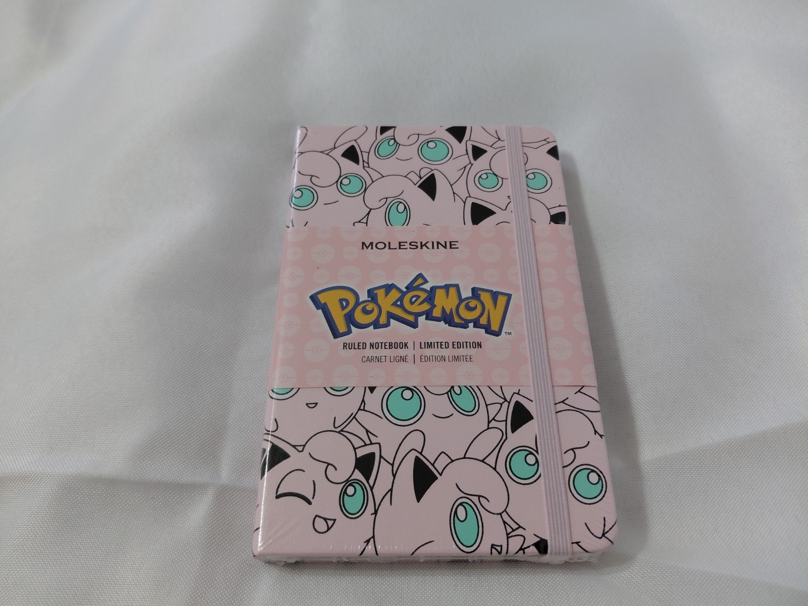 New Moleskine Limited Edition Pokémon Jigglypuff Ruled Notebook 192 Pages 9x14cm