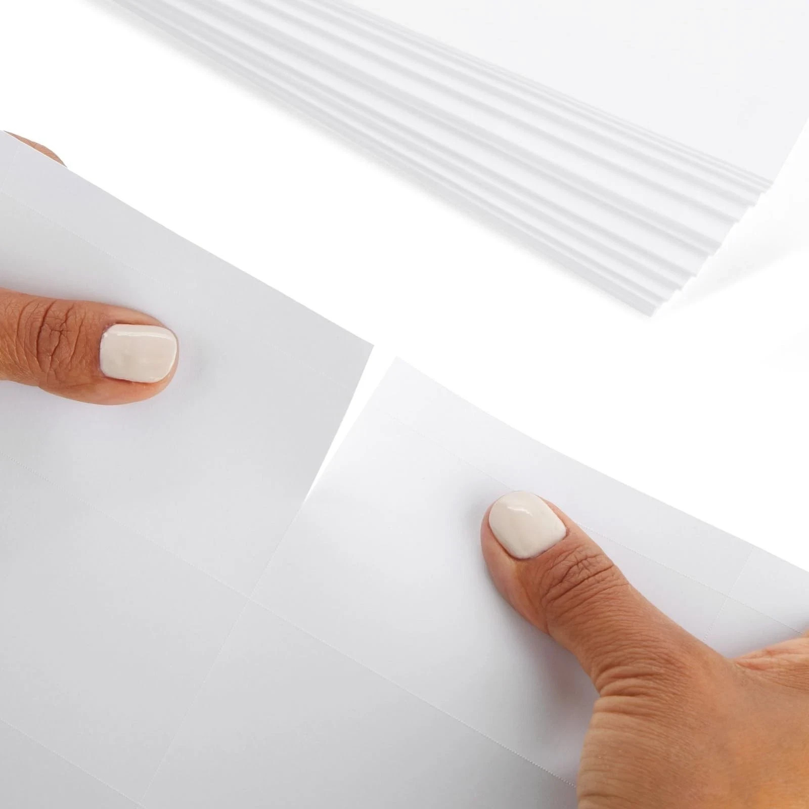 100 Pack Blank Business Card Paper for Printer, Inkjet and Laser Printable Sh