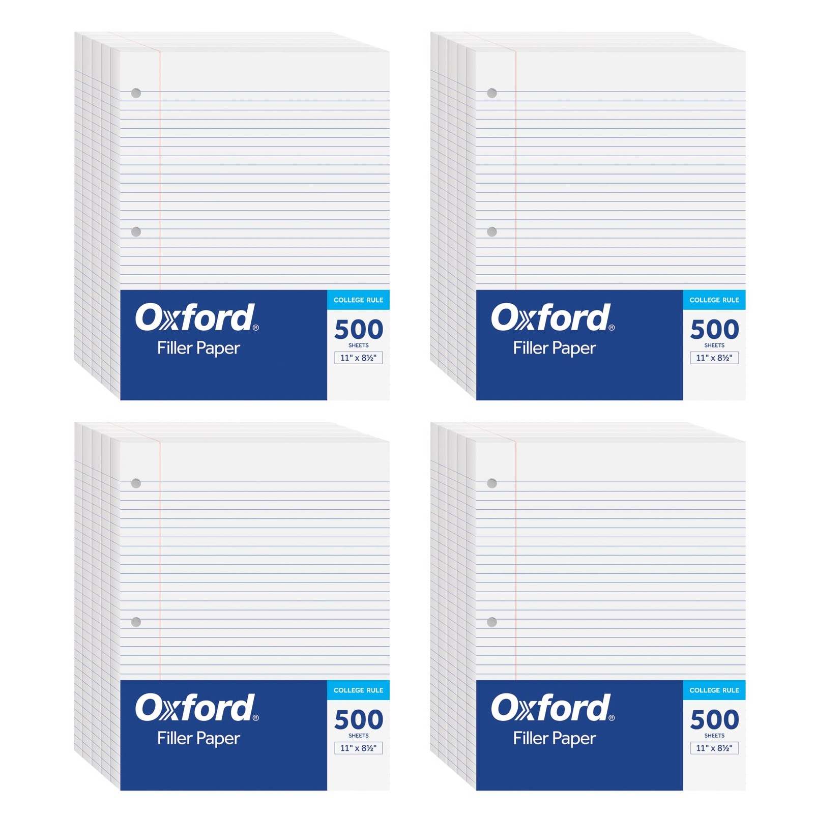 Loose Leaf Paper, 2000 Sheets, College Rule Filler Notebook Paper, 8-1/2″ x 1…