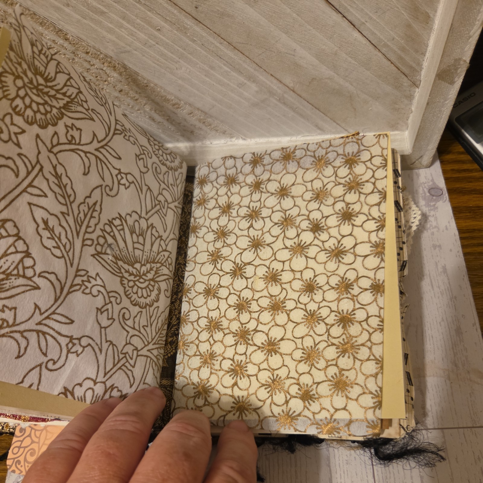 Fully Embellished Handmade Boho Style Junk Journal 72 pages front to back