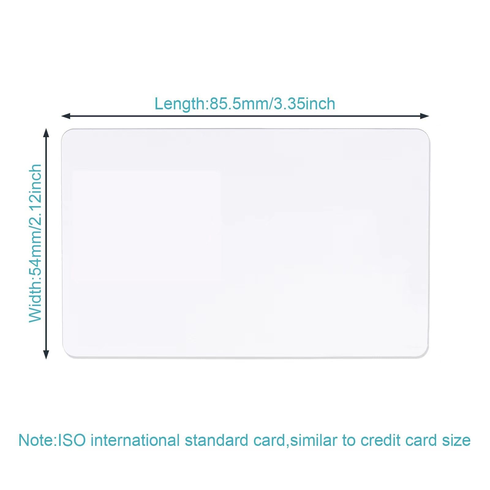 250 Pack Premium Blank PVC Cards CR80 30 Mil White Plastic For Photo ID