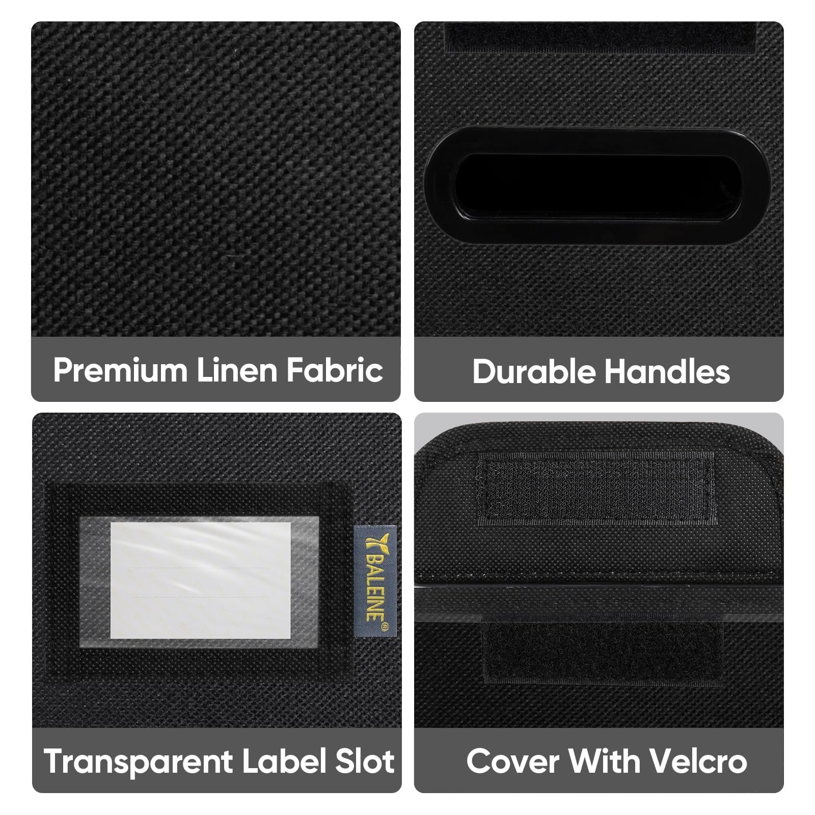 File Organizer Box with Lid Collapsible File Folder Organizer with Plastic Slide