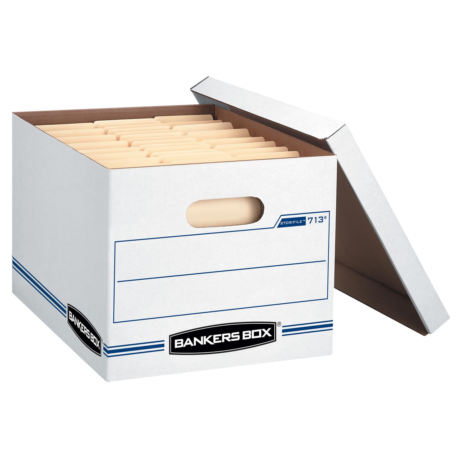 Bankers Box 30-Pack Basic Duty File Storage Boxes with Lids, Letter/Legal,