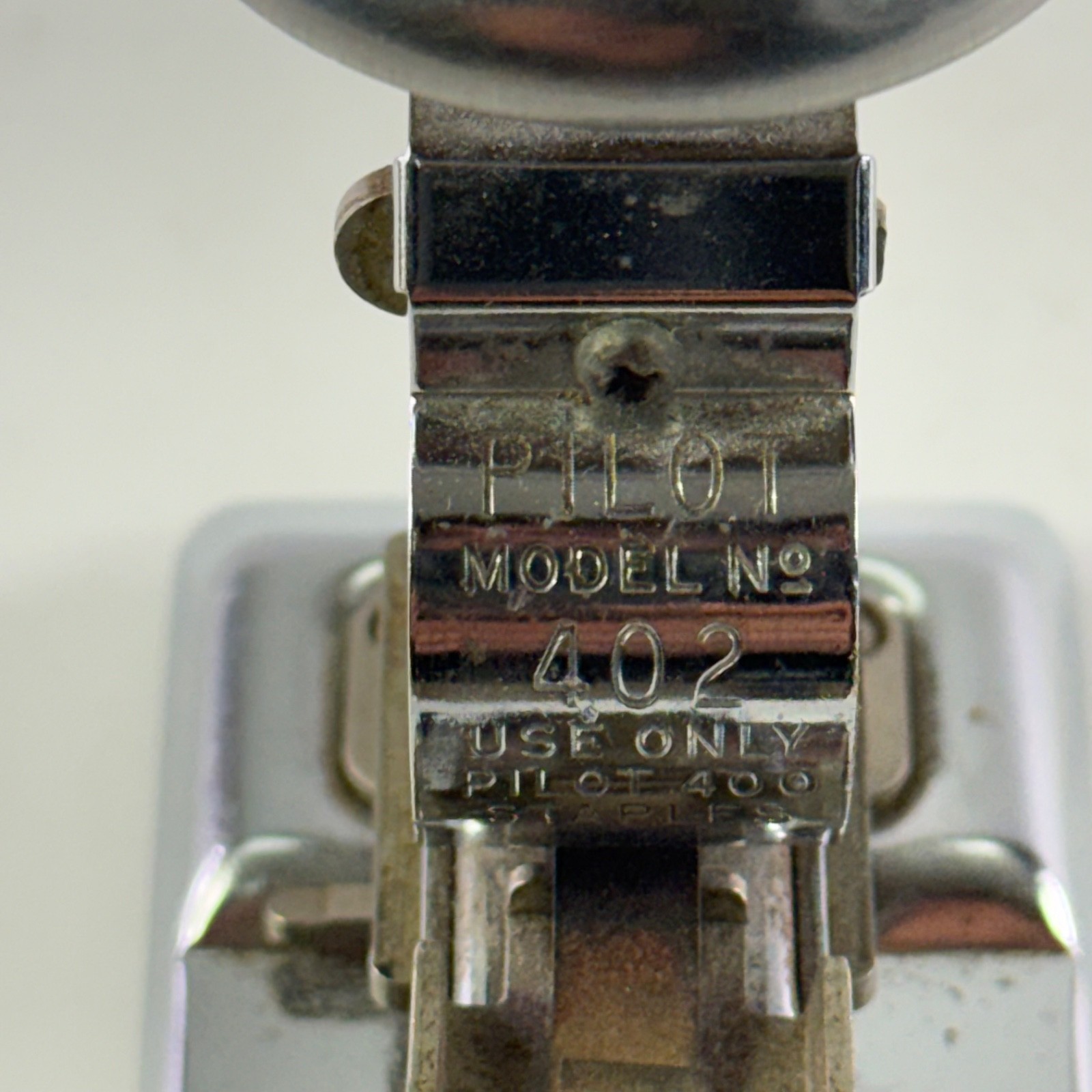 Vintage Pilot Stapler Ace Fastener Corp Chicago Illinois Model 402