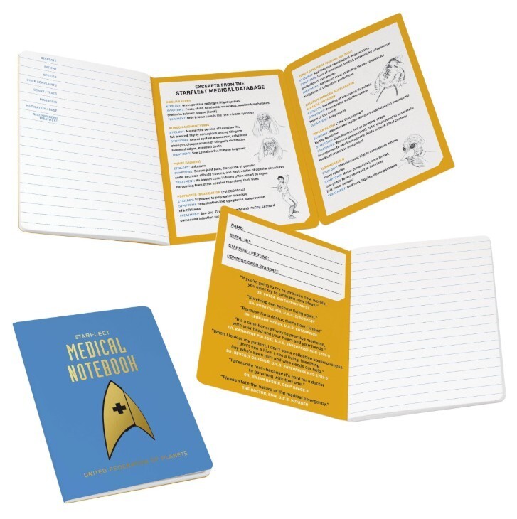 Star Trek Starfleet Medical Notebook Pocket Size