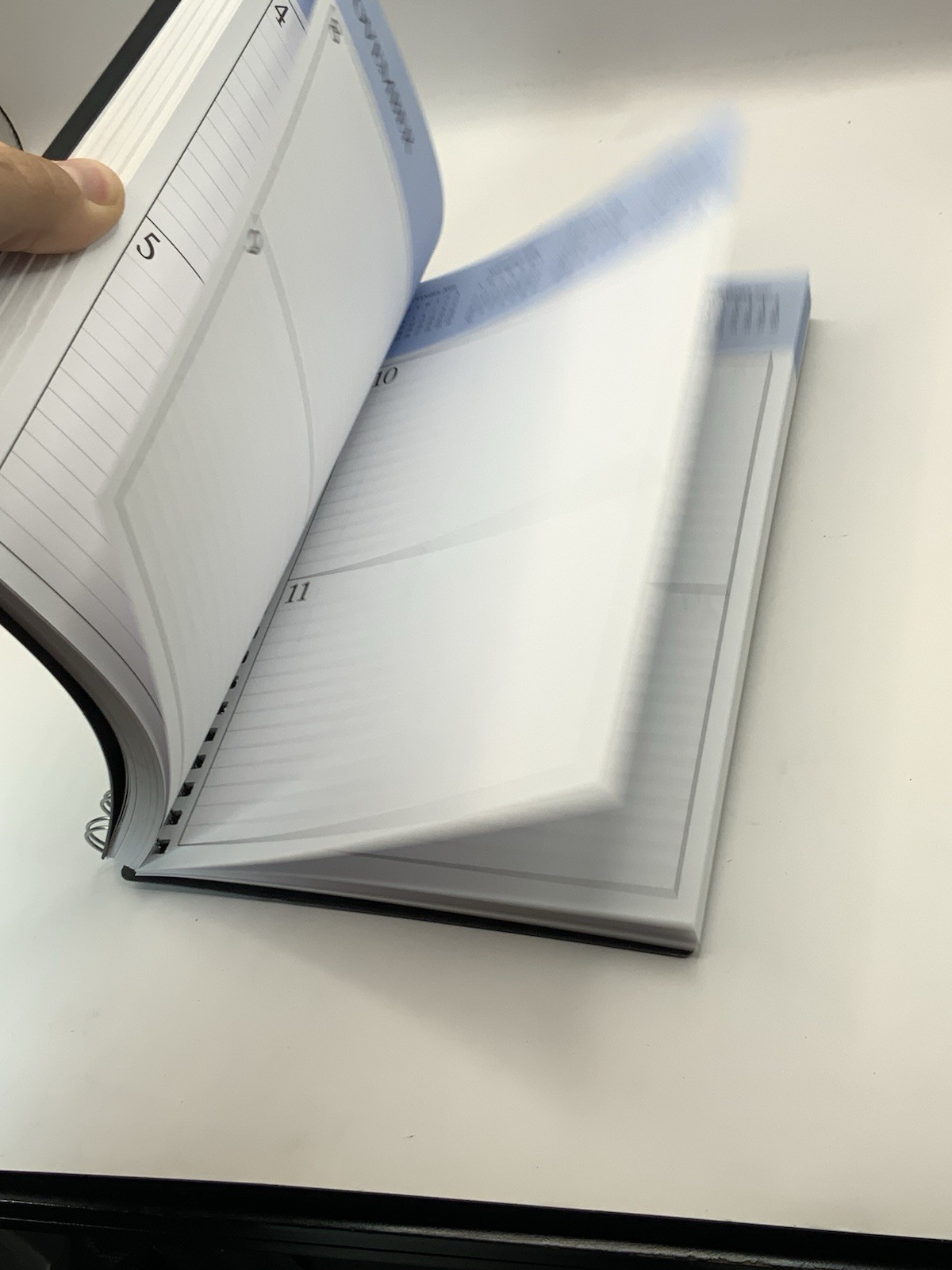 Blue Sky 113565 Perpetual Daily Planner 8.5×5.5 Black Cover