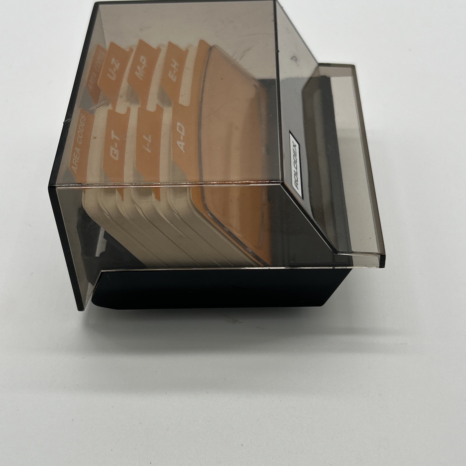 Vintage Rolodex S-300C Petite Card File Organizer USA w/ Dividers and Cards