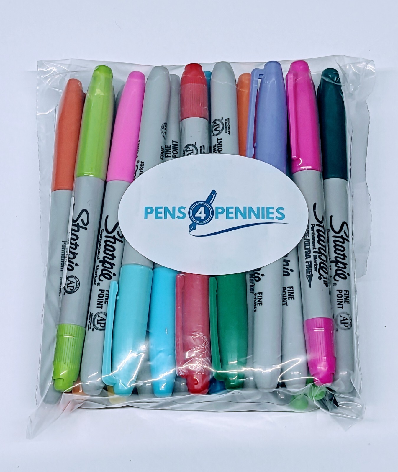 30ct Sharpie Marker Lot: Factory Assembly Errors/ Overstock/ Random Ink Colors