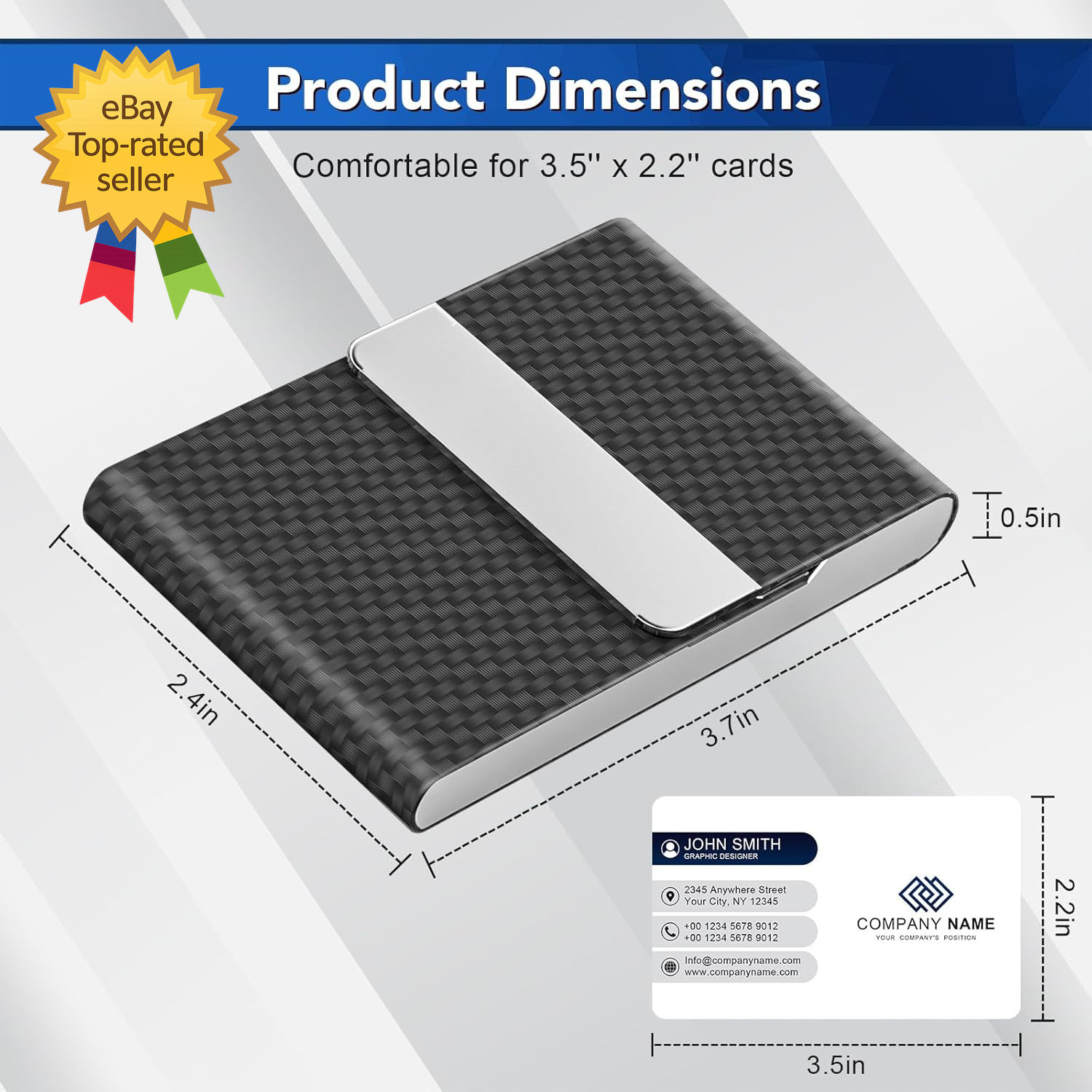 Business Card Holder, Metal Slim Business Card Case, Pocket Card Holder