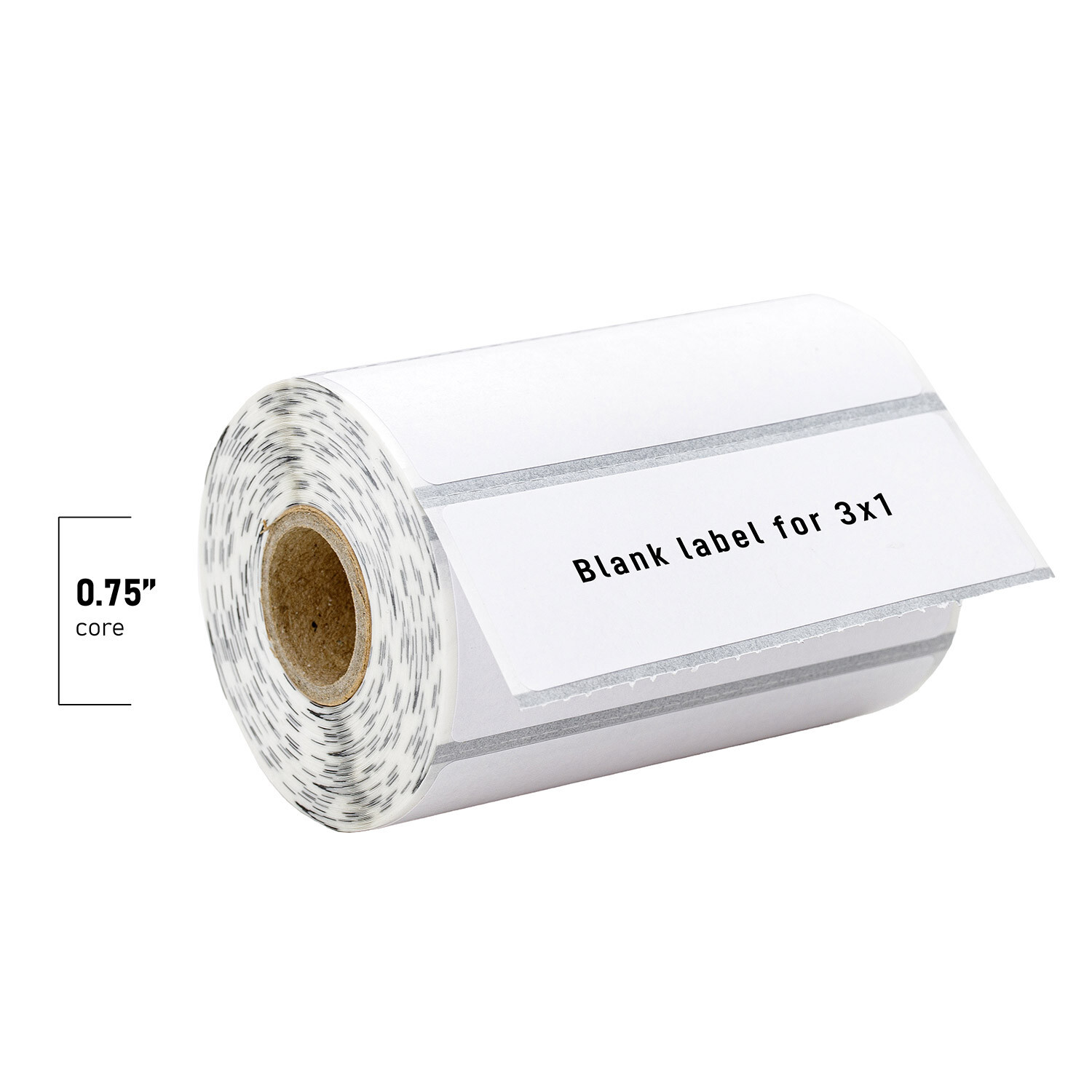 3″x1″ Direct Thermal Labels Mobile 0.75″ Core Perforated 550 labels per 50 Rolls
