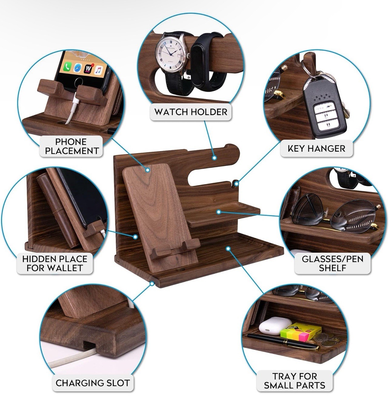 Handmade Multifunctional Desk Organizer Made In Vietnam