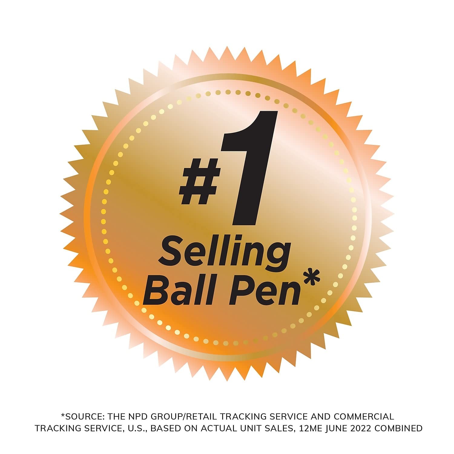 BIC Round Stic Xtra Life Ballpoint Pen, Medium 60 Count (Pack of 1), Black