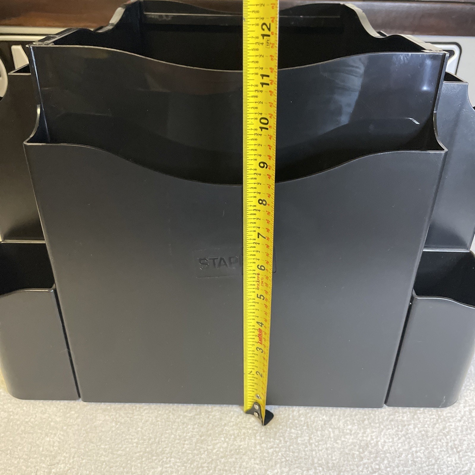Vintage Rotating Office Desk Organizer By Staples & Apprentice 16”x16”x11.5”