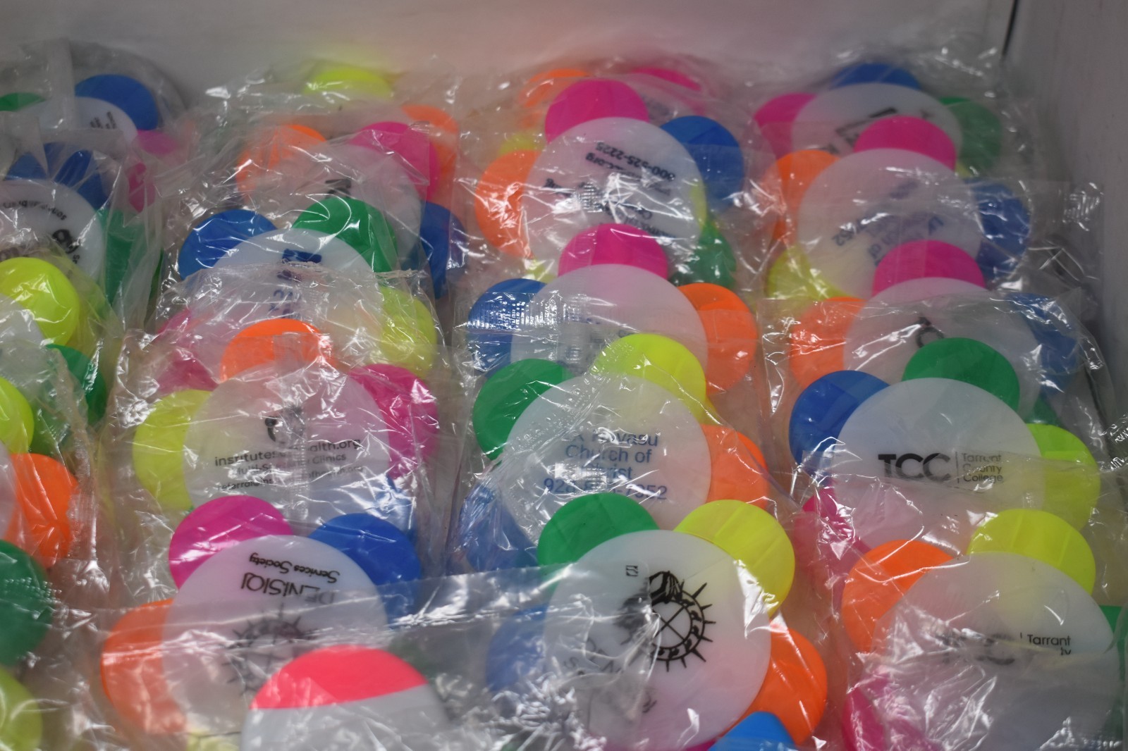 Lot of 60 Various Branded Multi Color Multi Tip Highlighters Flowers Triangles