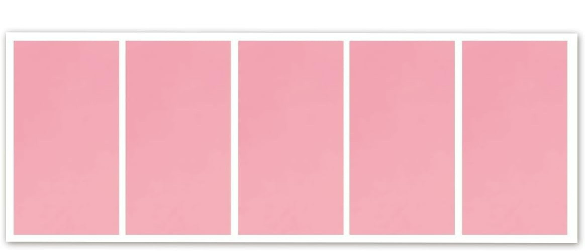 2×1 Pink thermal labels fanfold style. 1000 labels per order