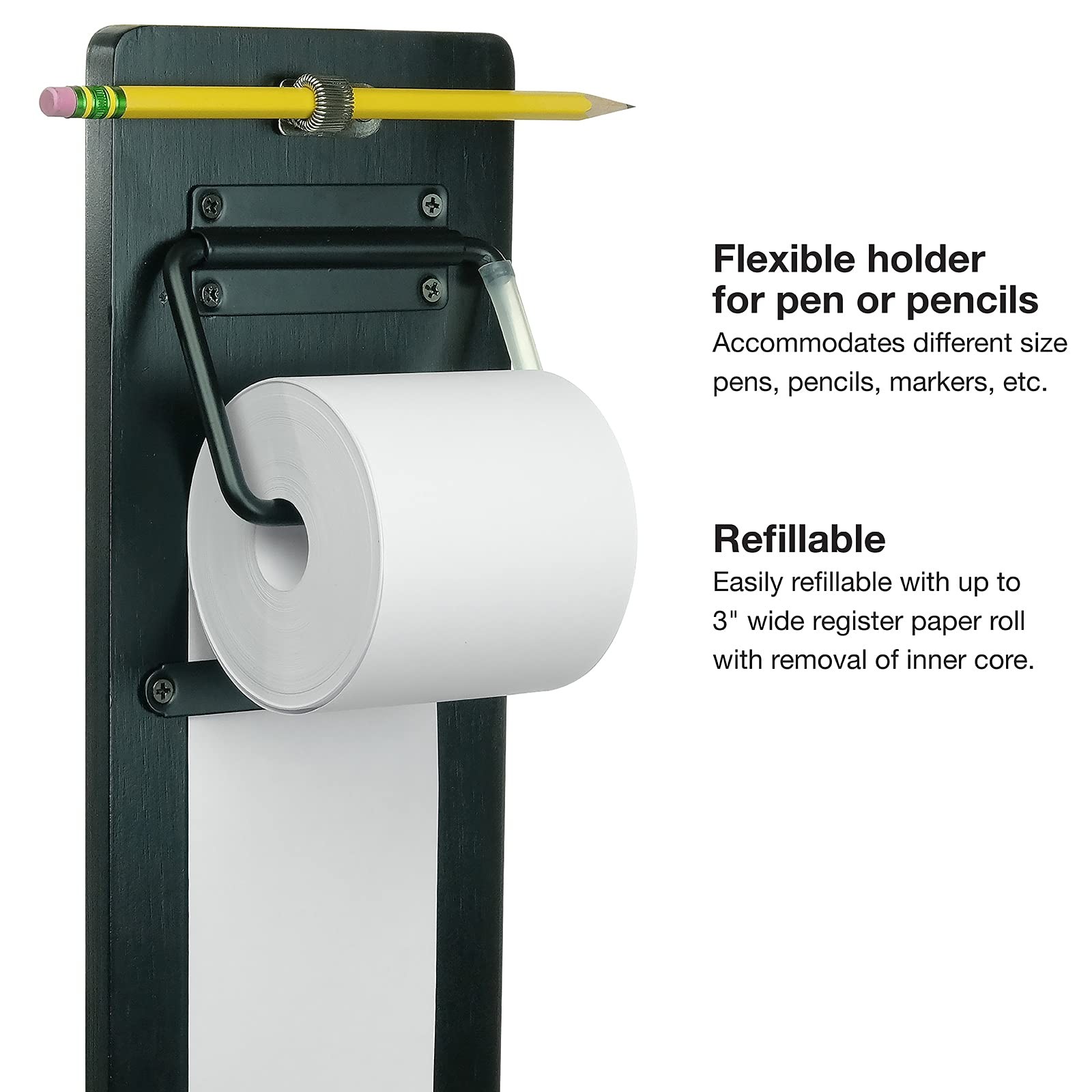 Excello Global Products Wall Mounted Note Paper Dispenser A 160 Foot Roll Of