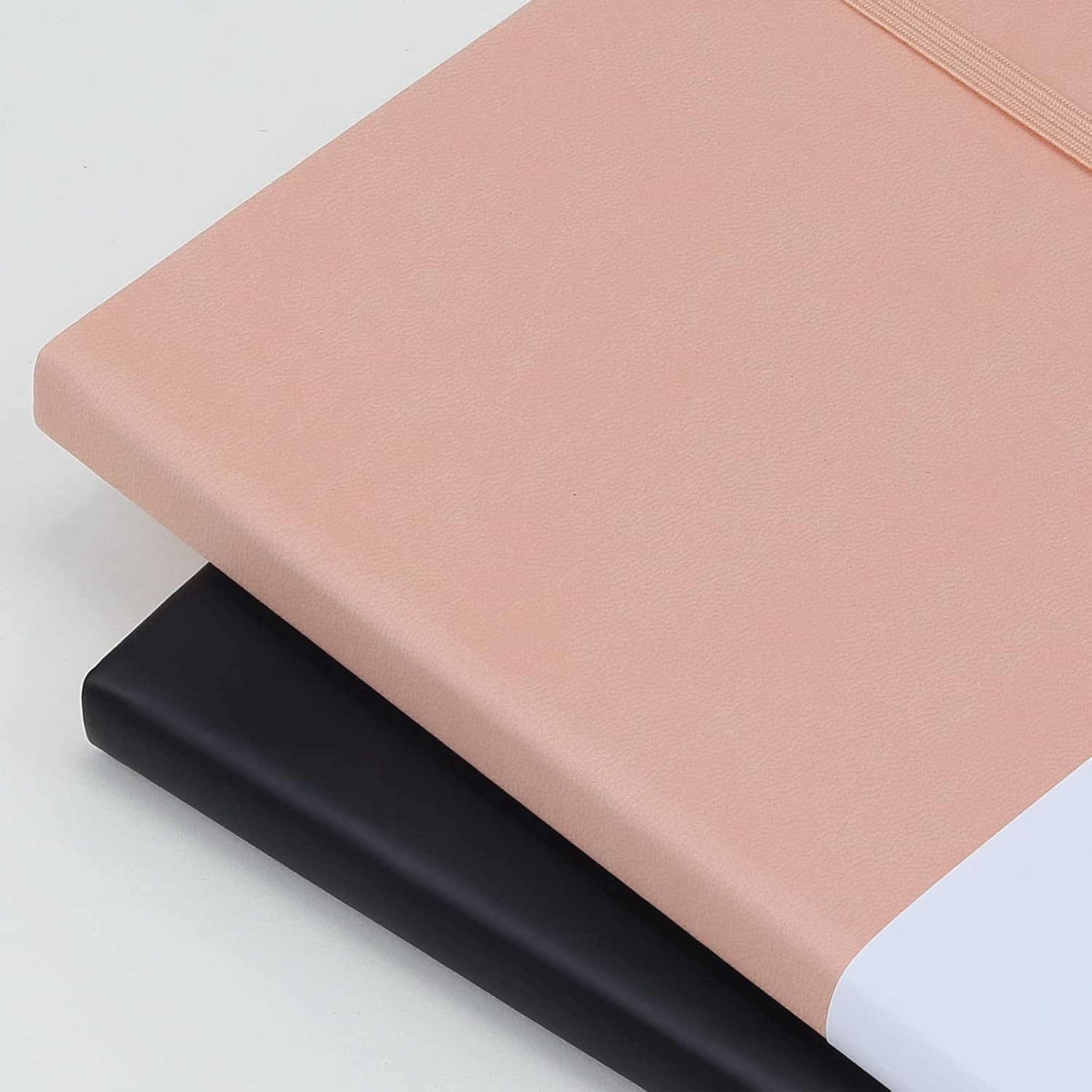 Minimalist Pink Leather Journal with 128 Pages – Ideal for Notes & Daily Diaries