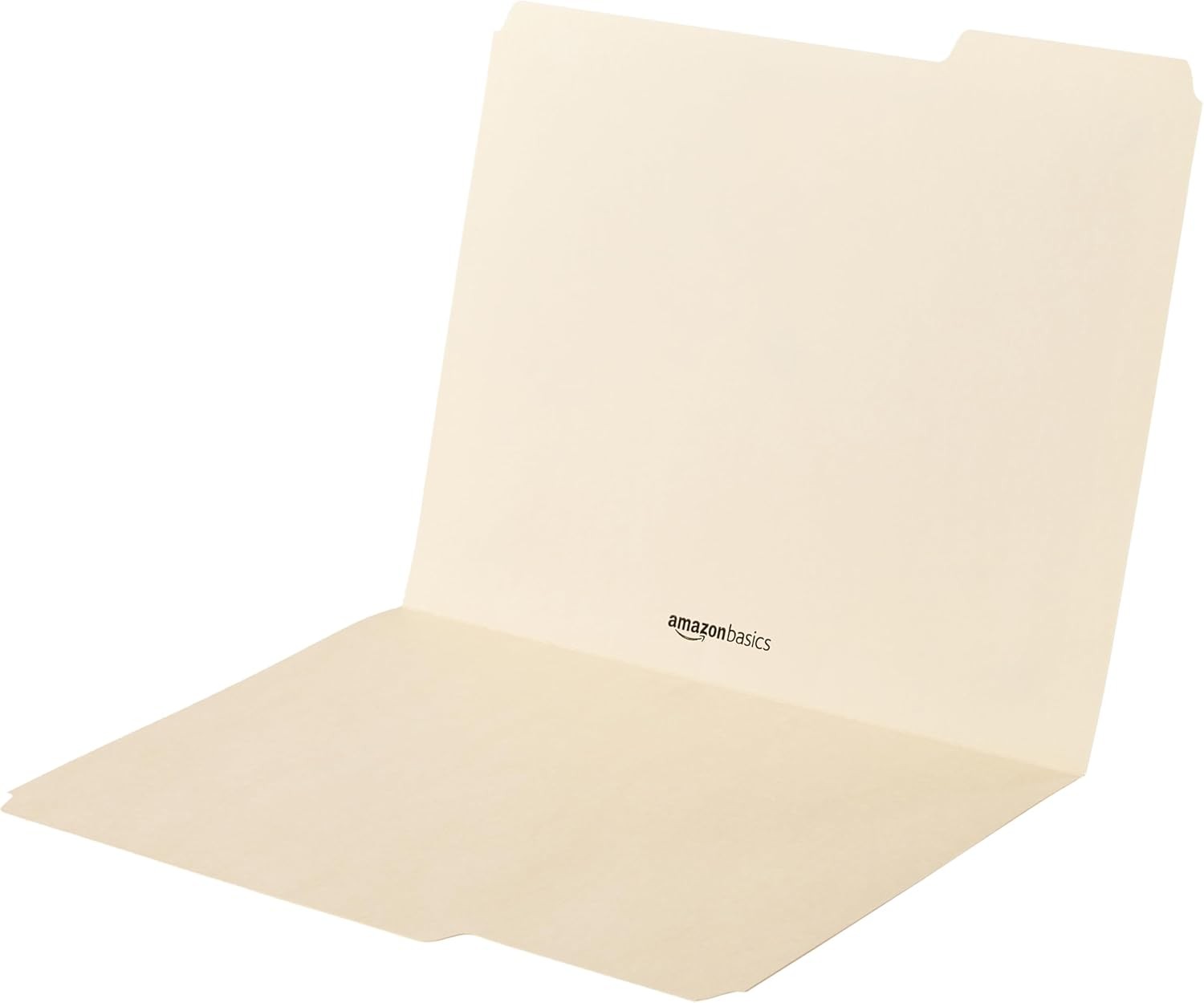 Amazon Basics File Folders 1/3 Cut Tabs Letter Size Manila 100 Pack